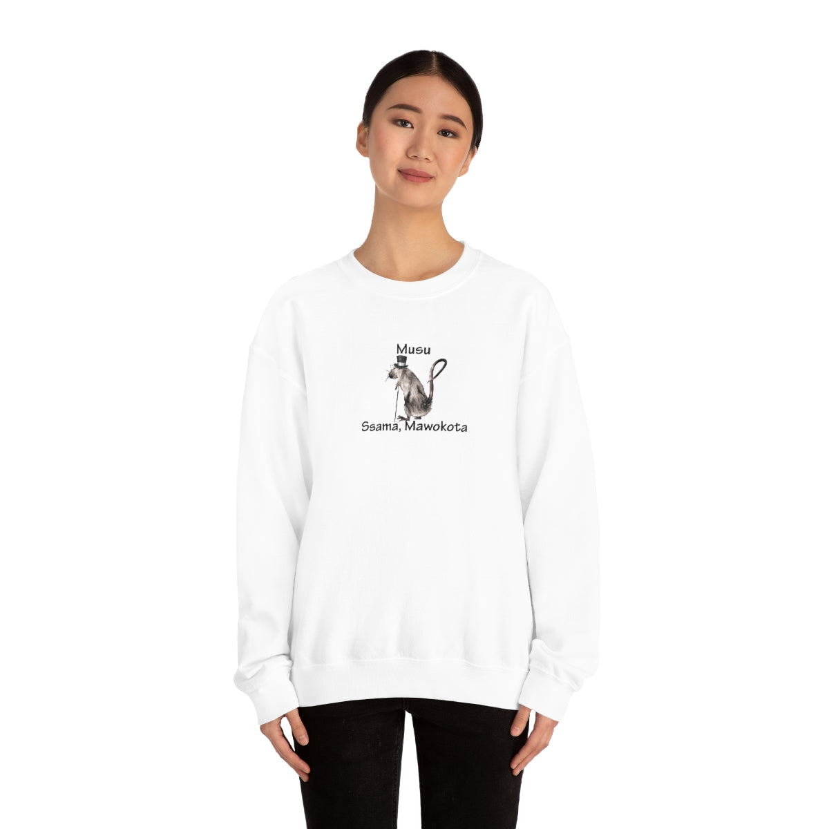 Unisex Heavy Blend™ Crewneck Sweatshirt - Musu, WT