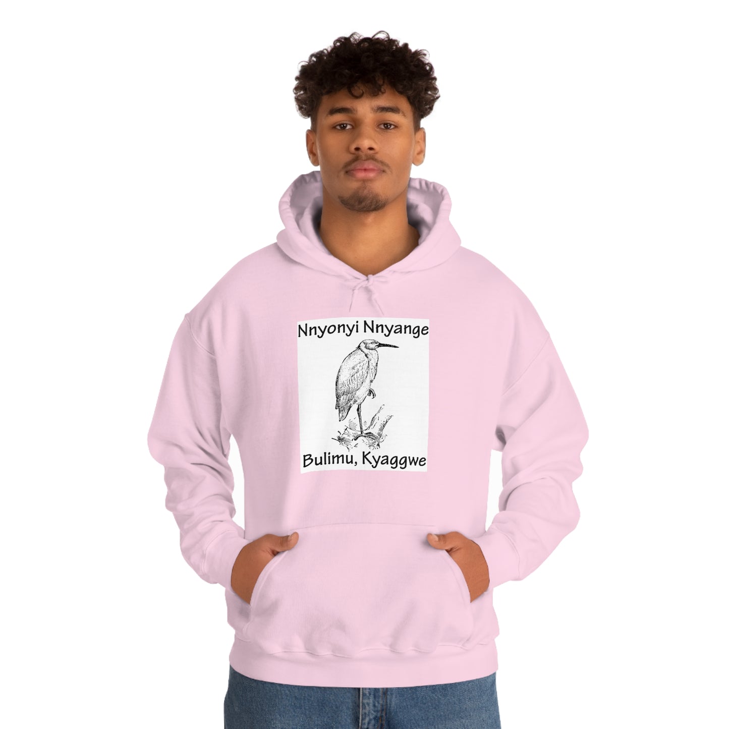 Unisex Heavy Blend™ Hooded Sweatshirt - Nnyonyi Nnyange (Cattle-Egret)