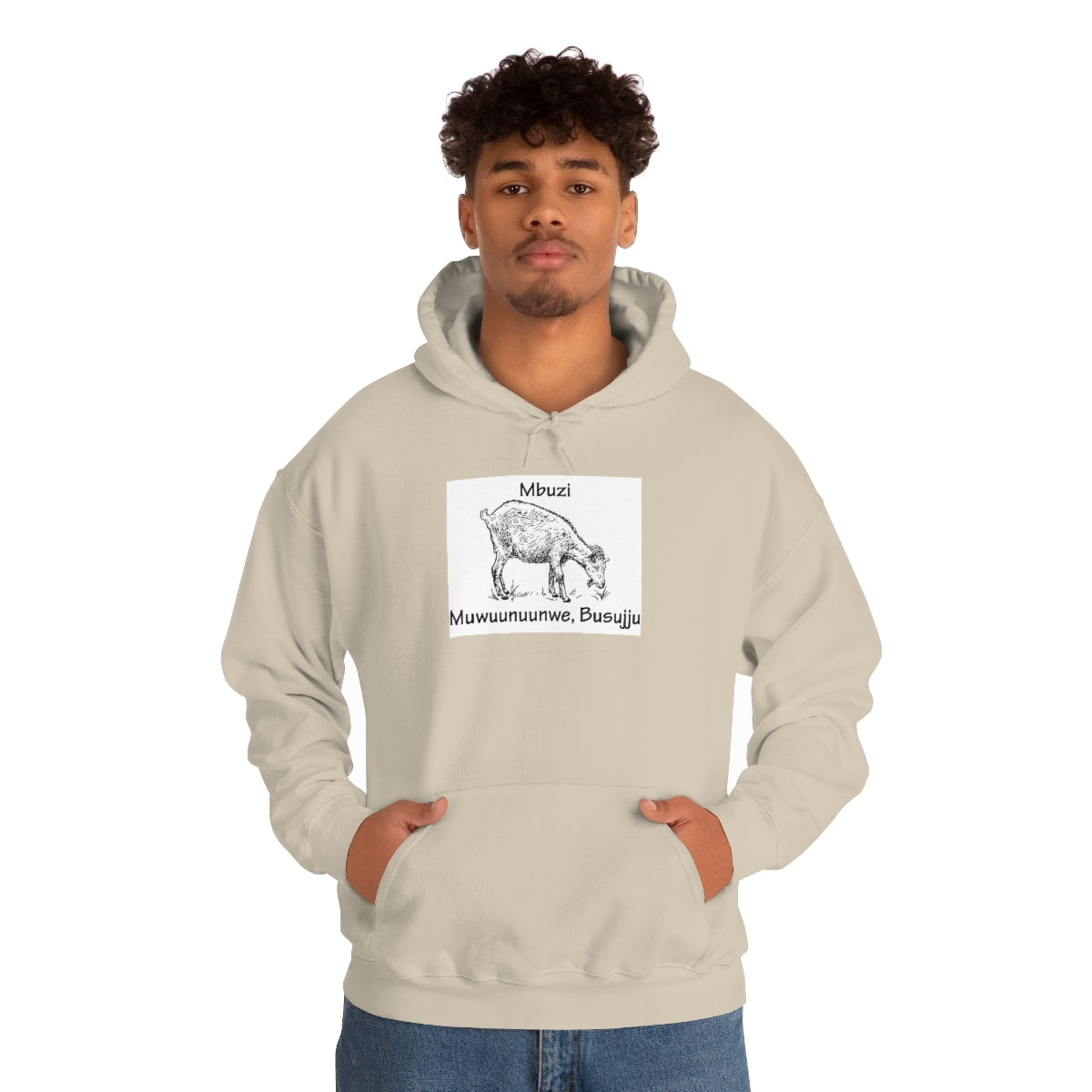 Mbuzi, B1 - Unisex Heavy Blend™ Hooded Sweatshirt