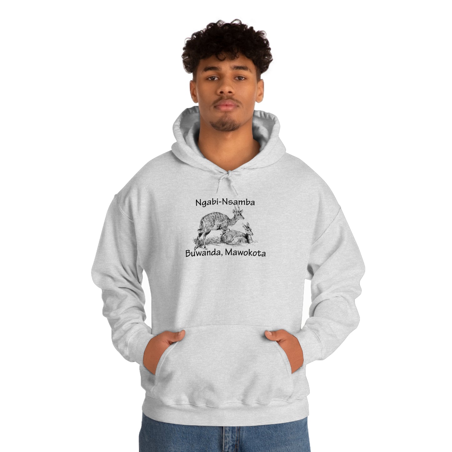 Unisex Heavy Blend™ Hooded Sweatshirt - Ngabi (Bushbuck-Antelope)