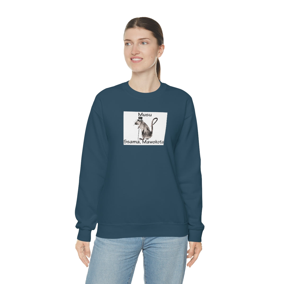 Unisex Heavy Blend™ Crewneck Sweatshirt - Musu, WT