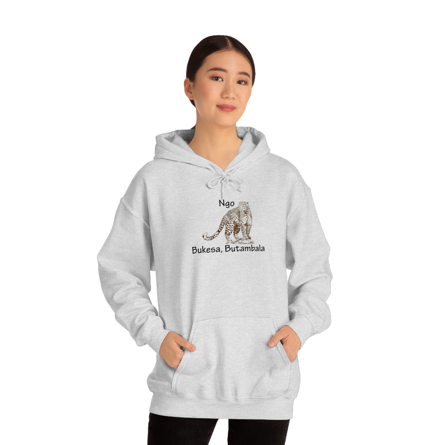 Unisex Heavy Blend™ Hooded Sweatshirt - Ngo (Leoppard)