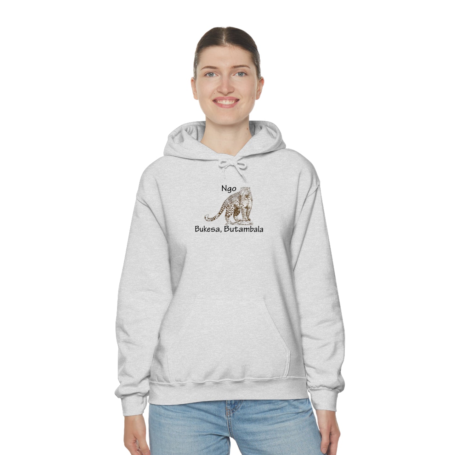 Unisex Heavy Blend™ Hooded Sweatshirt - Ngo (Leoppard)