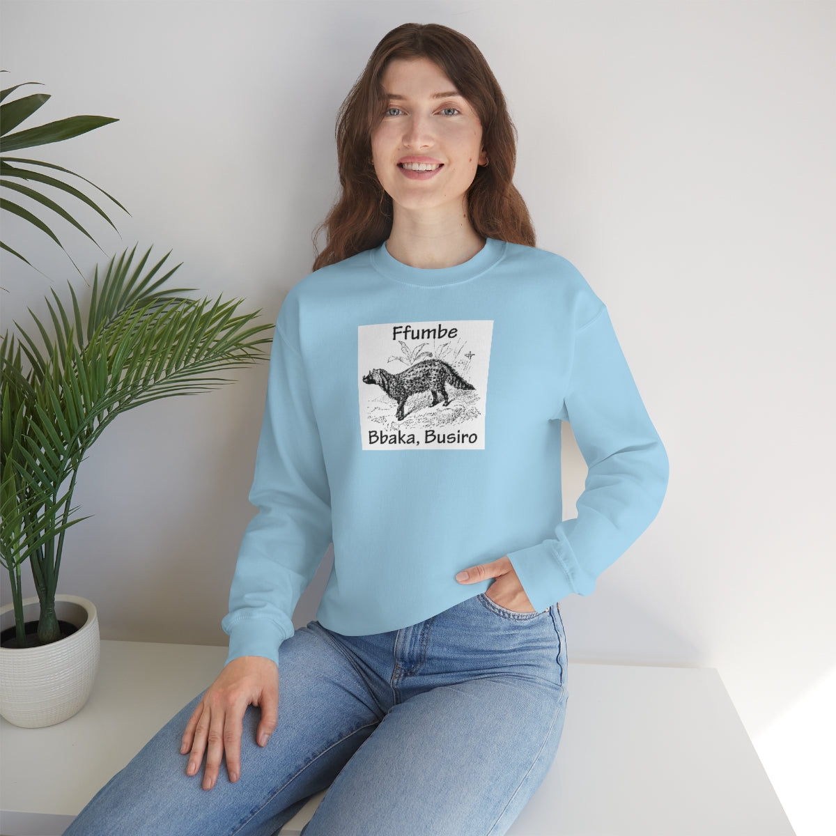 Unisex Heavy Blend™ Crewneck Sweatshirt - Ffumbe, WB