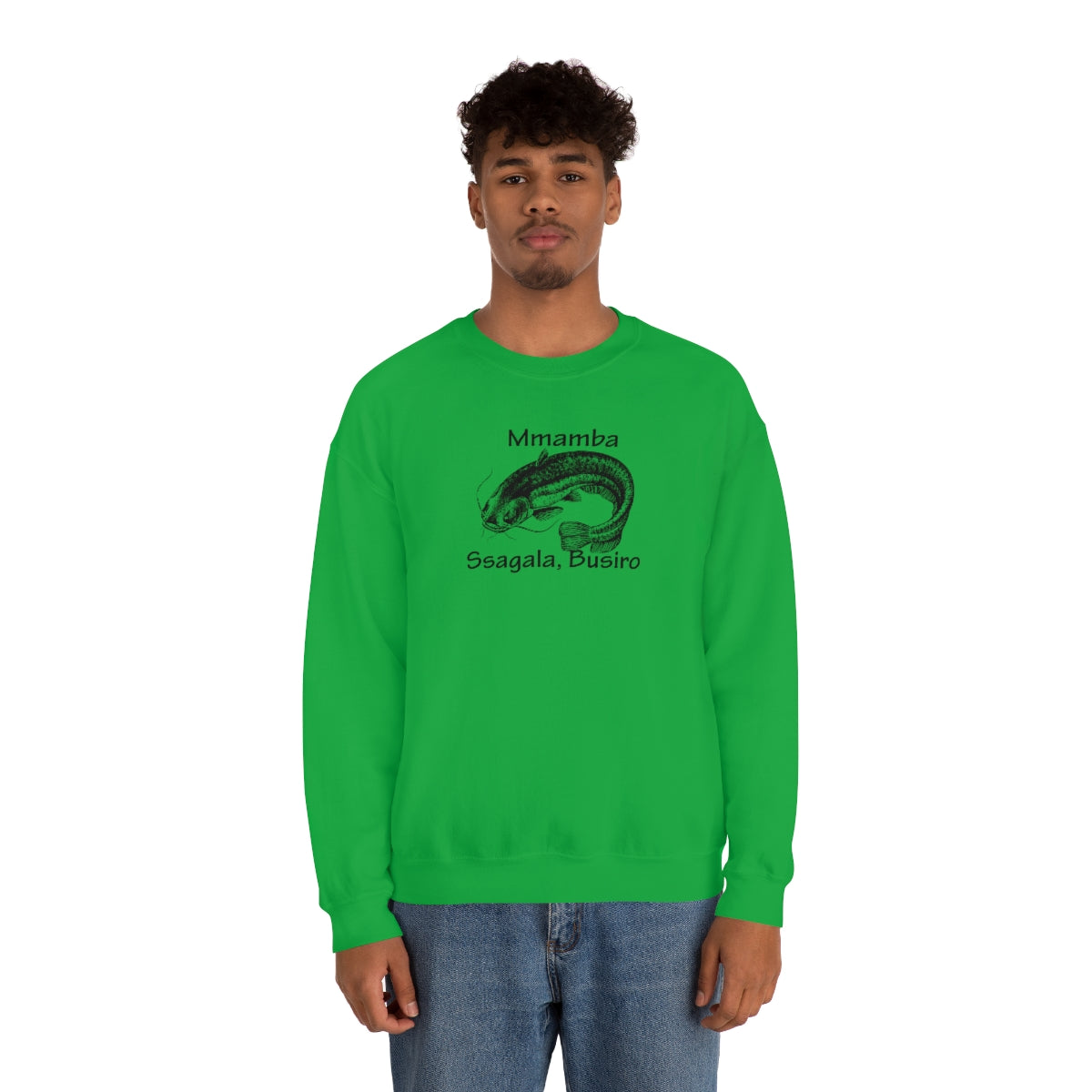 Unisex Heavy Blend™ Crewneck Sweatshirt - Mmamba Ggabunga, WT