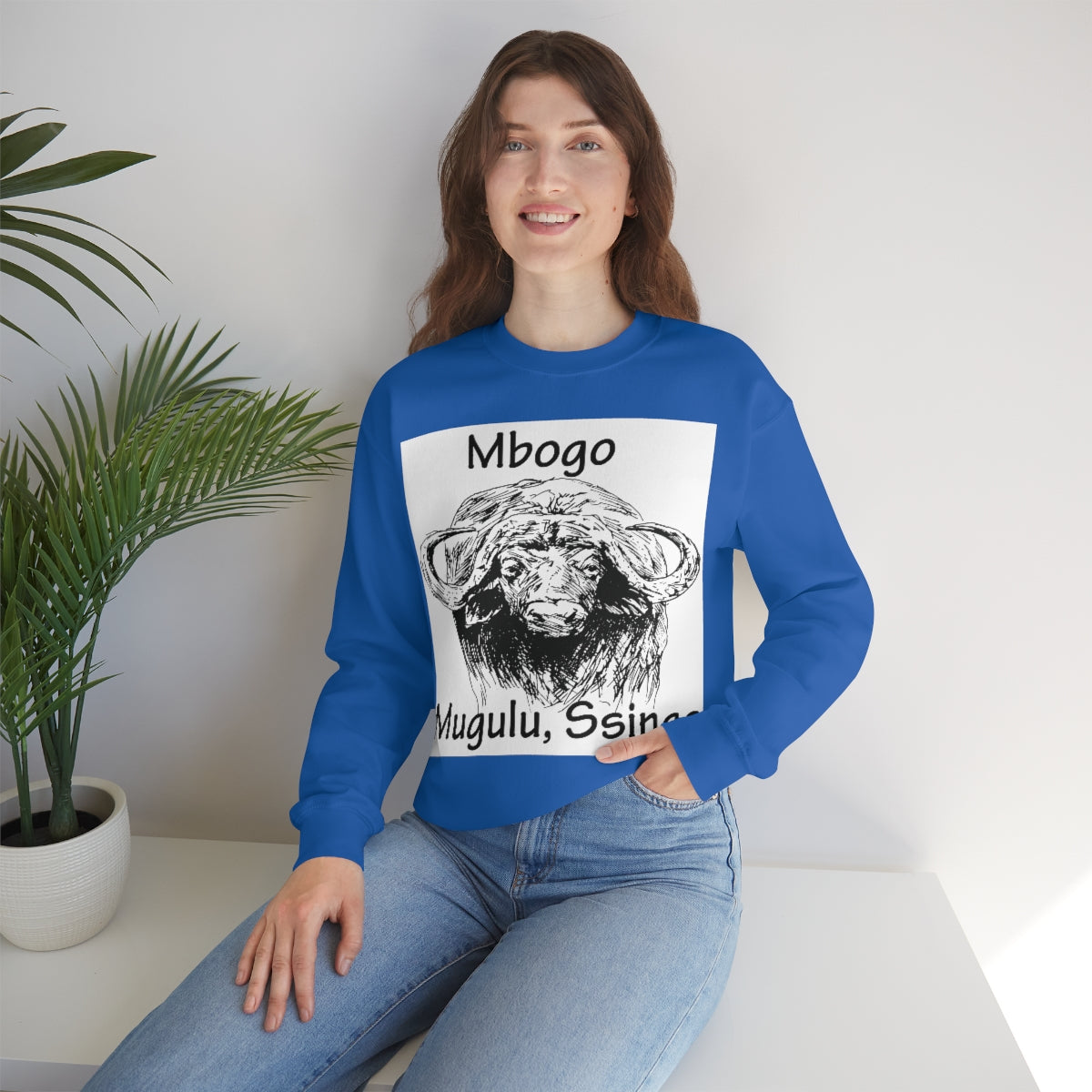 Unisex Heavy Blend™ Crewneck Sweatshirt - Mbogo, WB