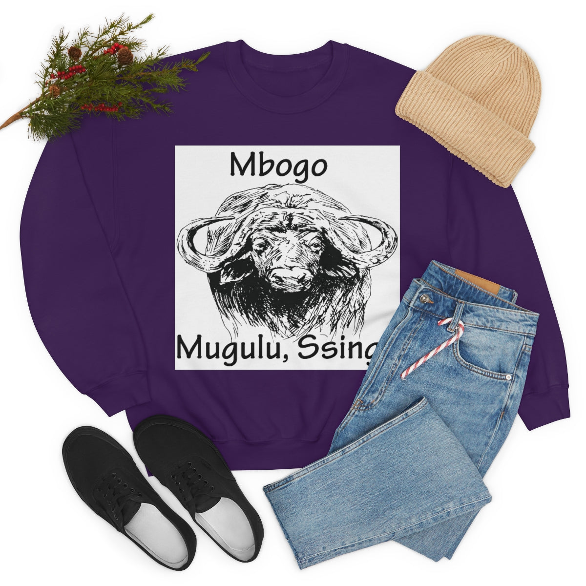 Unisex Heavy Blend™ Crewneck Sweatshirt - Mbogo, WB