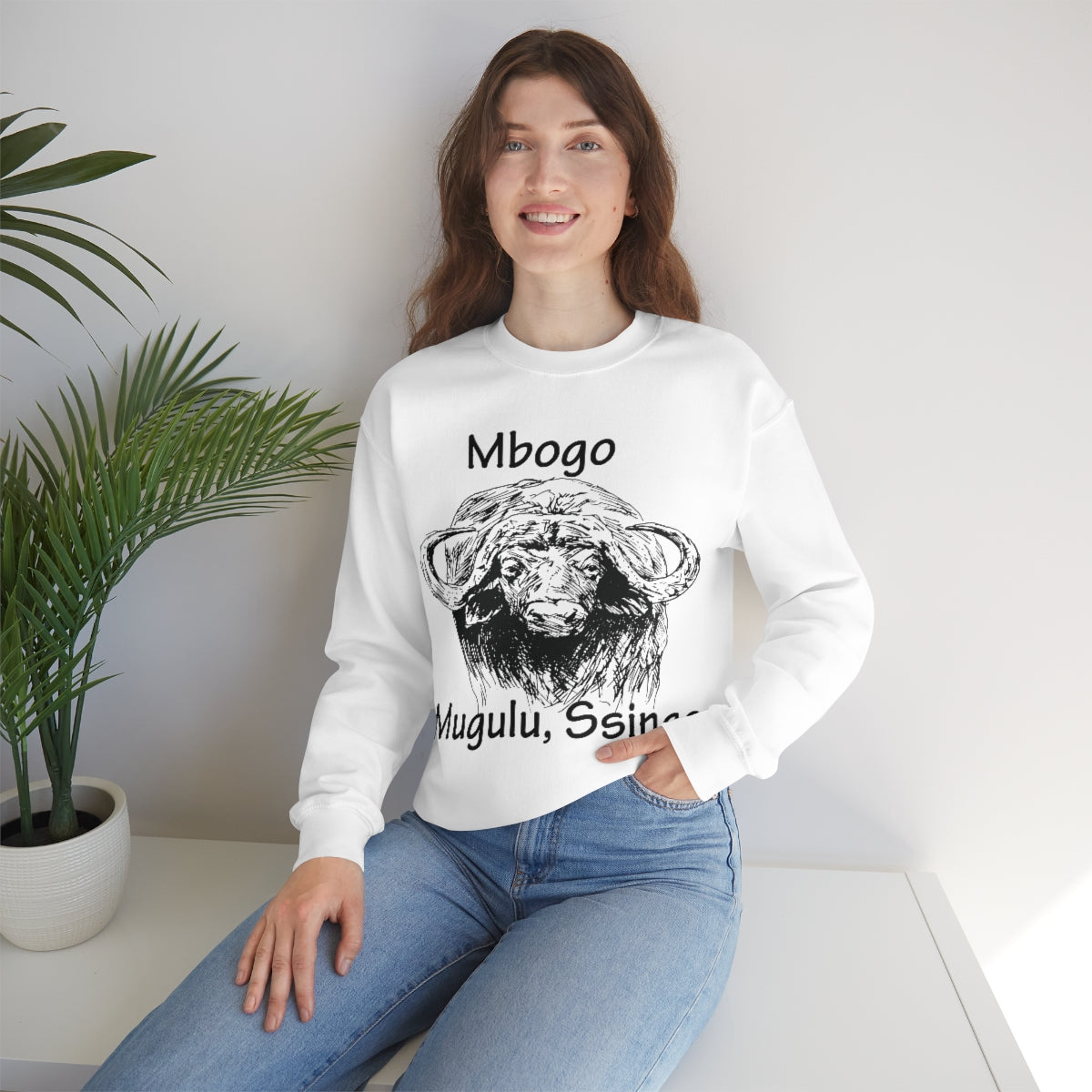 Unisex Heavy Blend™ Crewneck Sweatshirt - Mbogo, WB