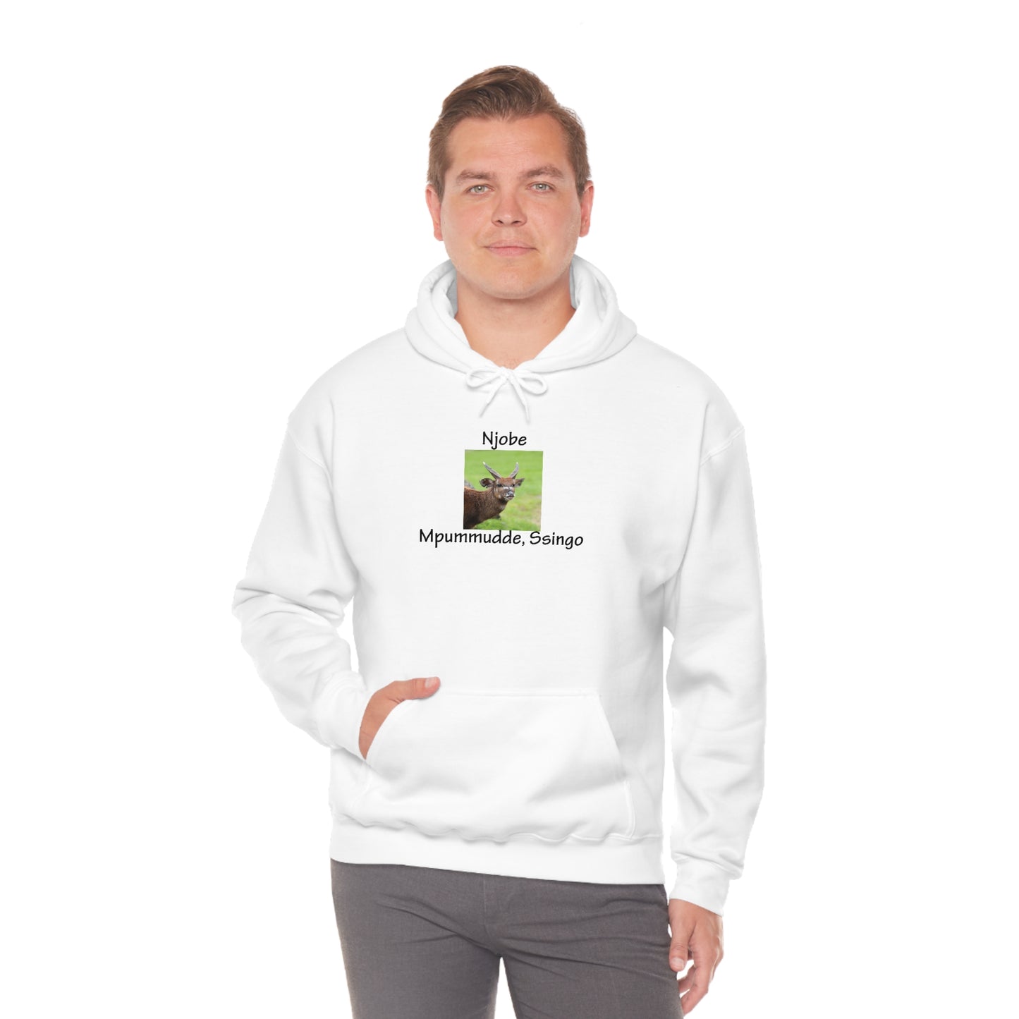 Unisex Heavy Blend™ Hooded Sweatshirt - Njobe (Marshbuck-Antelope)