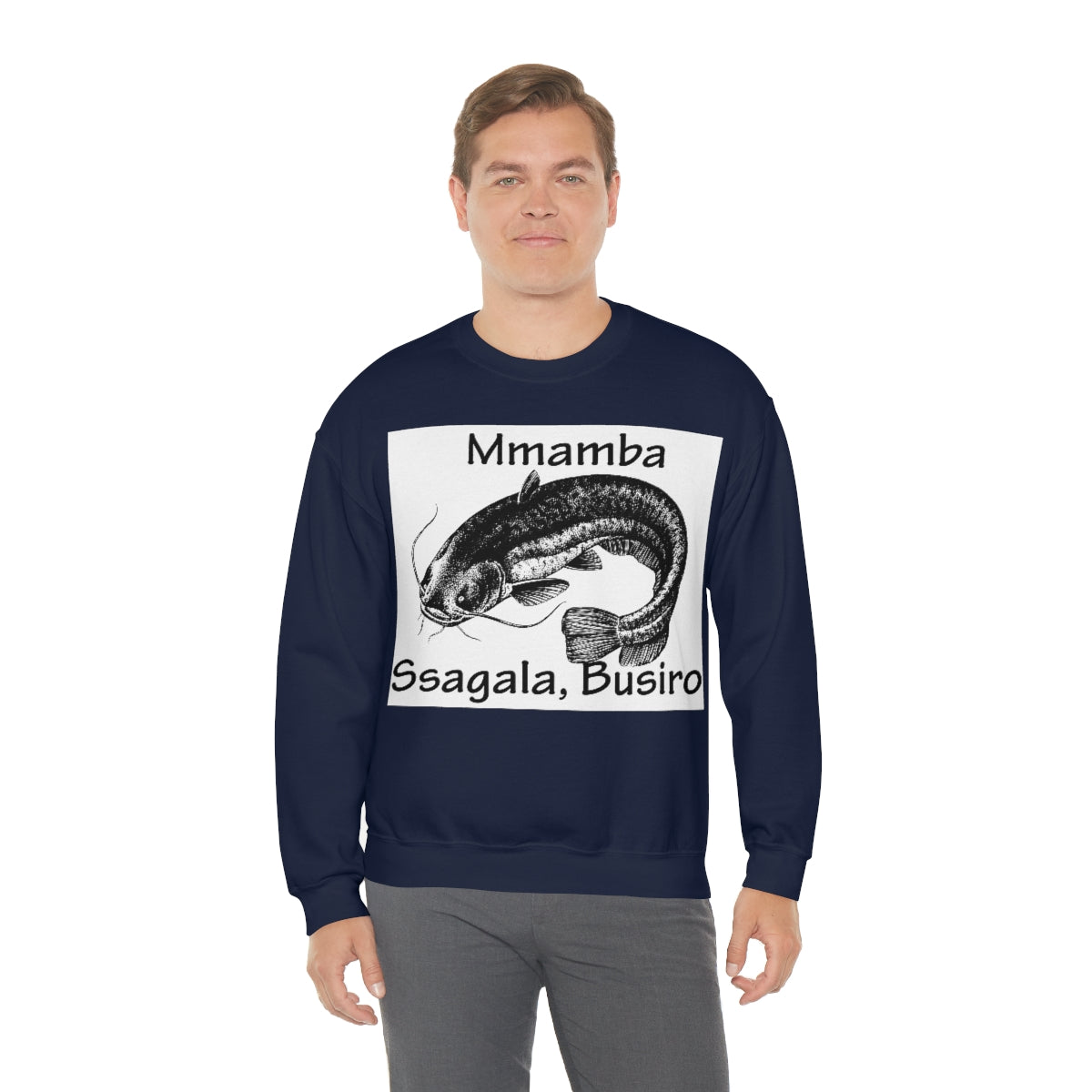 Unisex Heavy Blend™ Crewneck Sweatshirt - Mmamba Ggabunga, WB