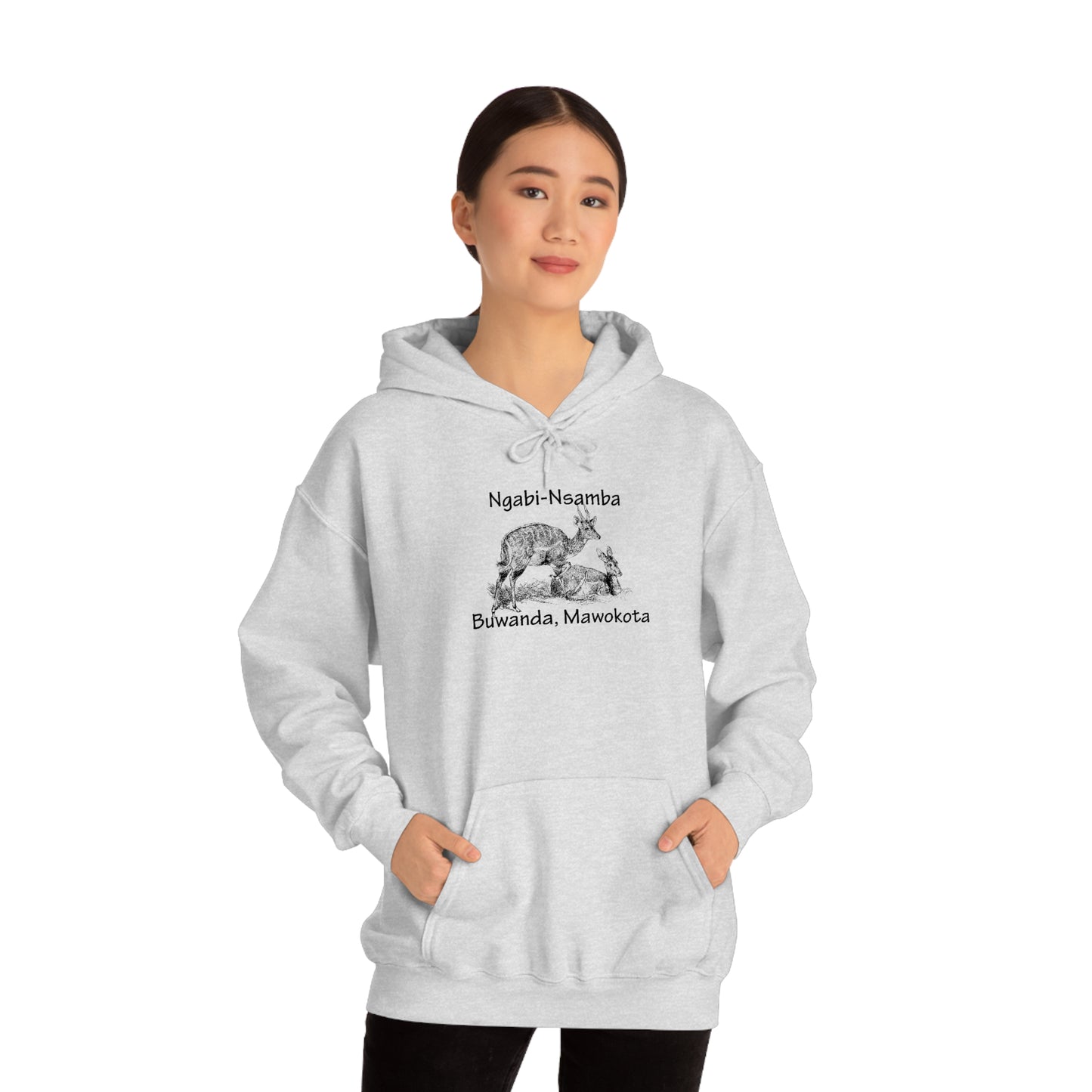 Unisex Heavy Blend™ Hooded Sweatshirt - Ngabi (Bushbuck-Antelope)