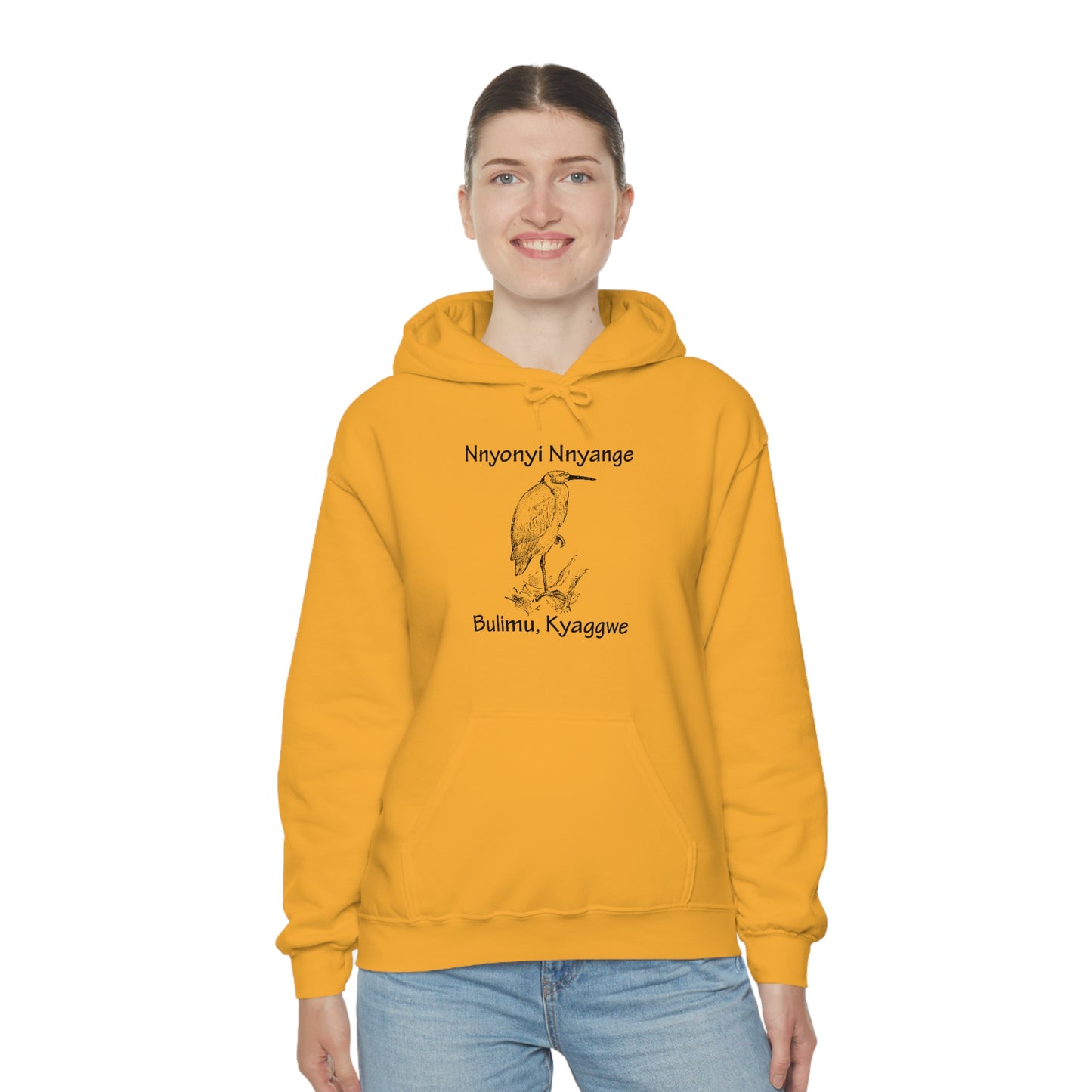 Unisex Heavy Blend™ Hooded Sweatshirt - Nnyonyi Nnyange (Cattle-Egret)