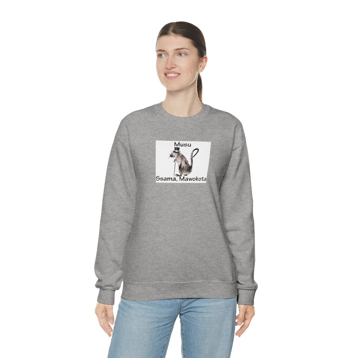 Unisex Heavy Blend™ Crewneck Sweatshirt - Musu, WT