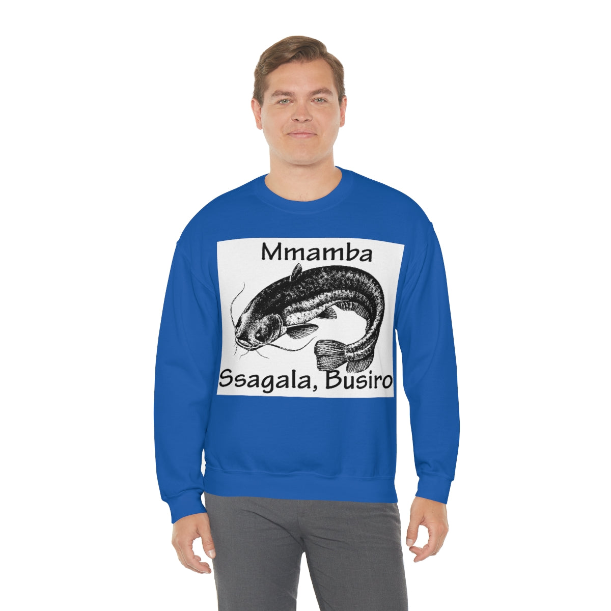 Unisex Heavy Blend™ Crewneck Sweatshirt - Mmamba Ggabunga, WB