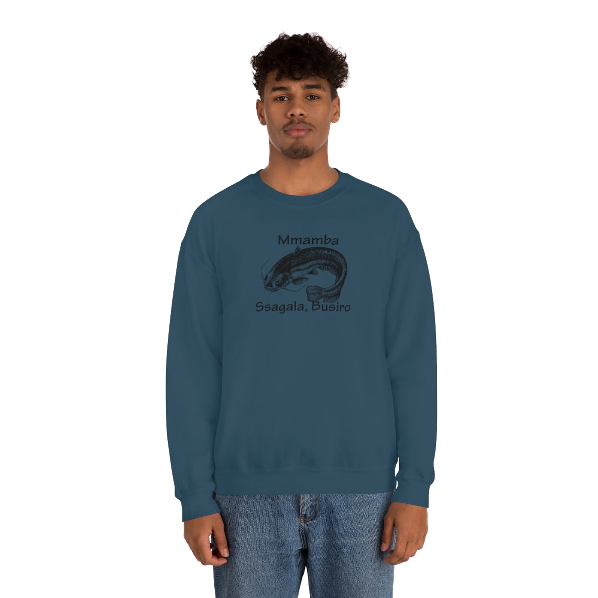 Unisex Heavy Blend™ Crewneck Sweatshirt - Mmamba Ggabunga, WT