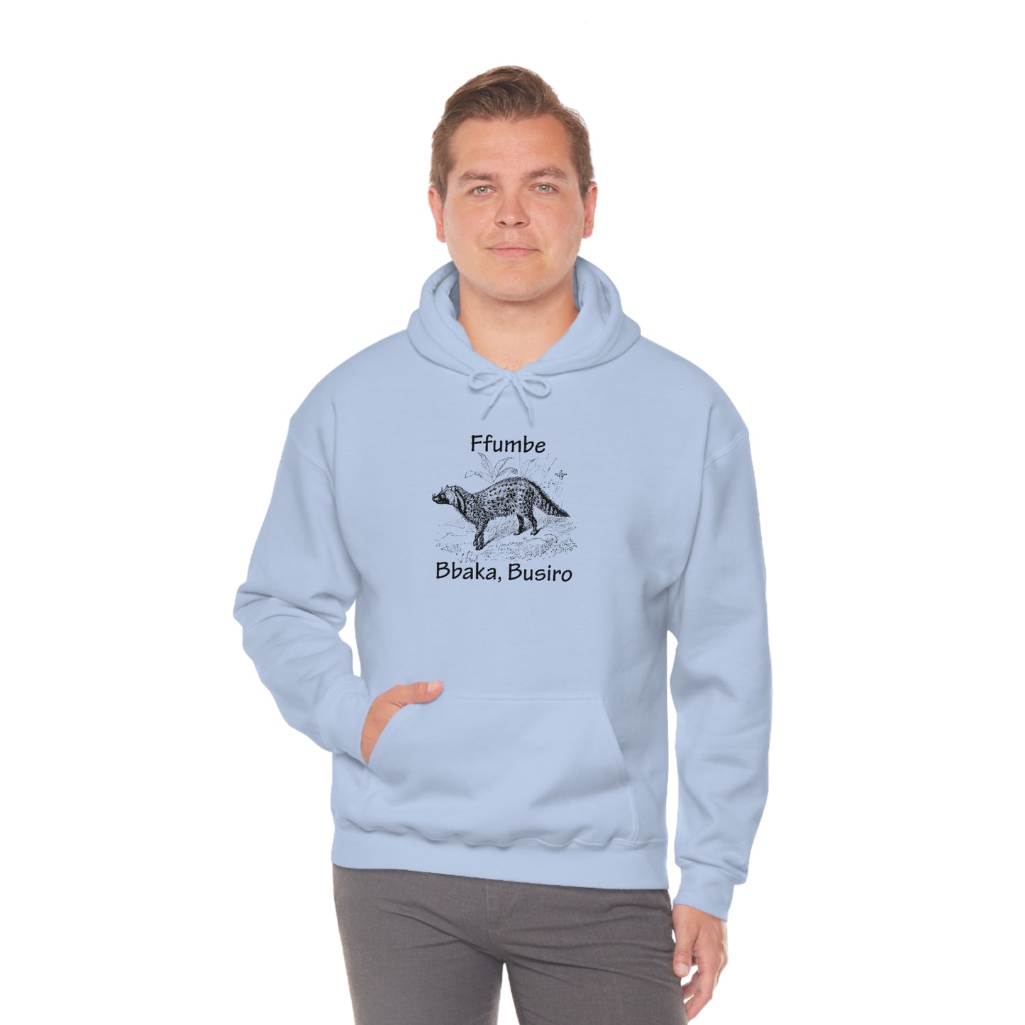 Unisex Heavy Blend™ Hooded Sweatshirt - Ffumbe (Civet Cat)