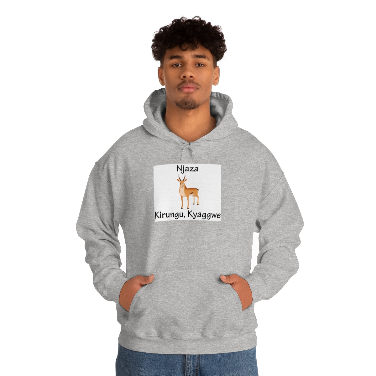 Njaza, B1 - Unisex Heavy Blend™ Hooded Sweatshirt