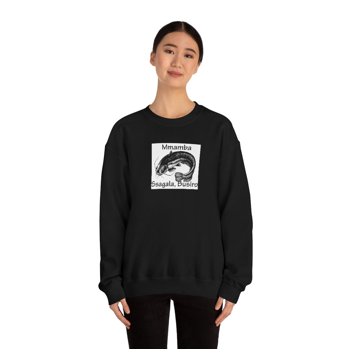 Unisex Heavy Blend™ Crewneck Sweatshirt - Mmamba Ggabunga, WB