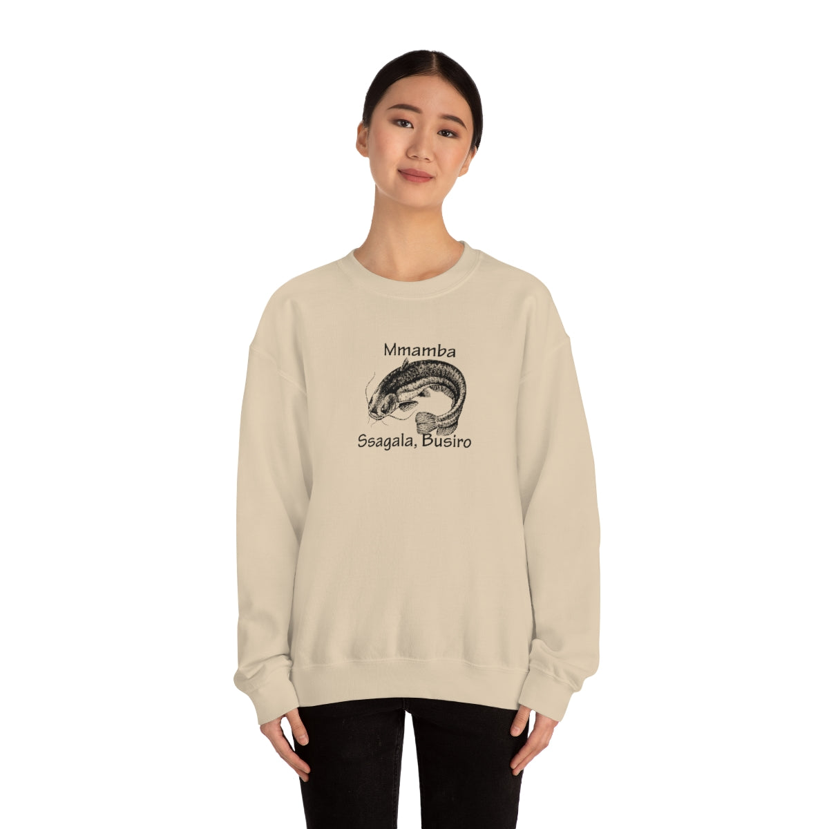 Unisex Heavy Blend™ Crewneck Sweatshirt - Mmamba Ggabunga, WT