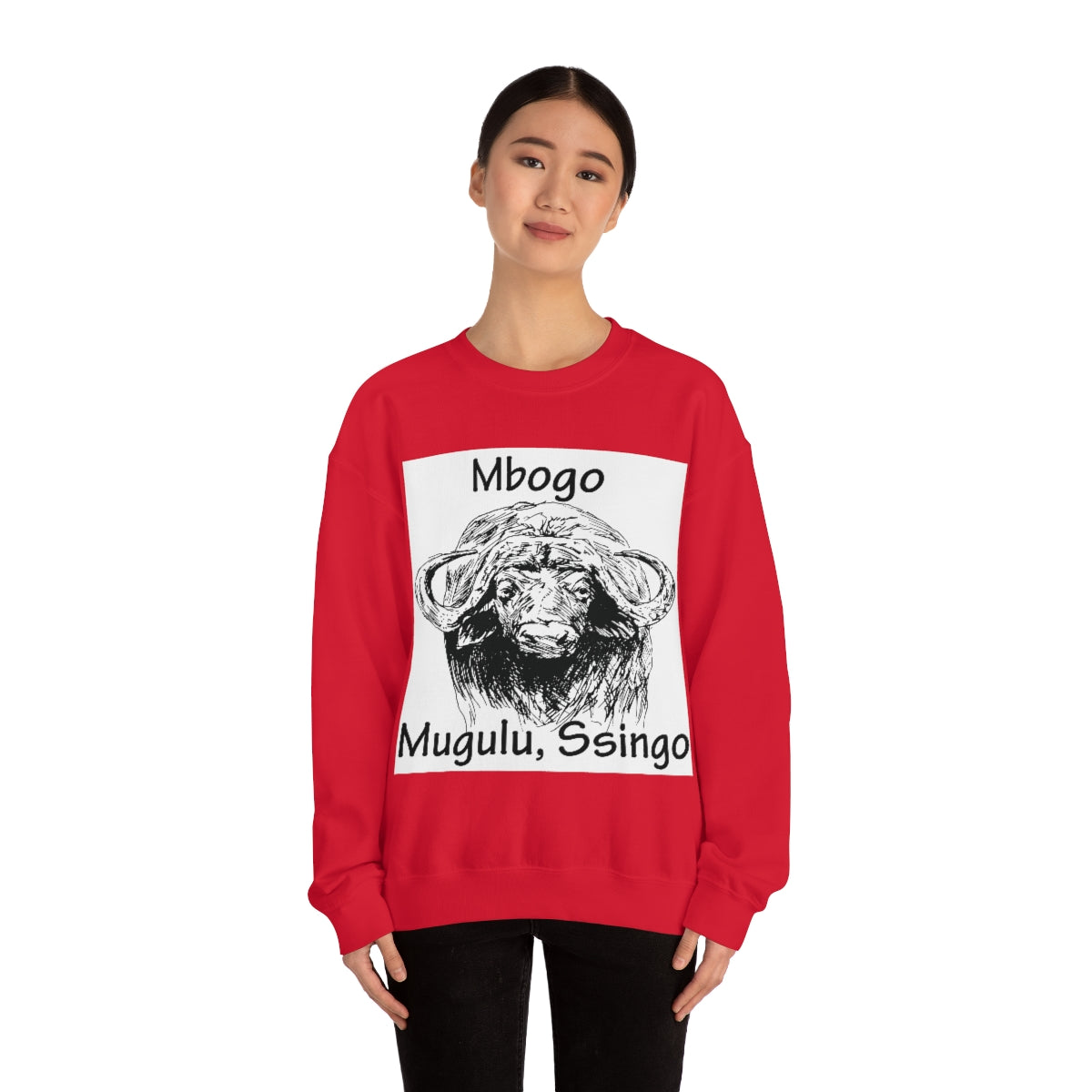 Unisex Heavy Blend™ Crewneck Sweatshirt - Mbogo, WB