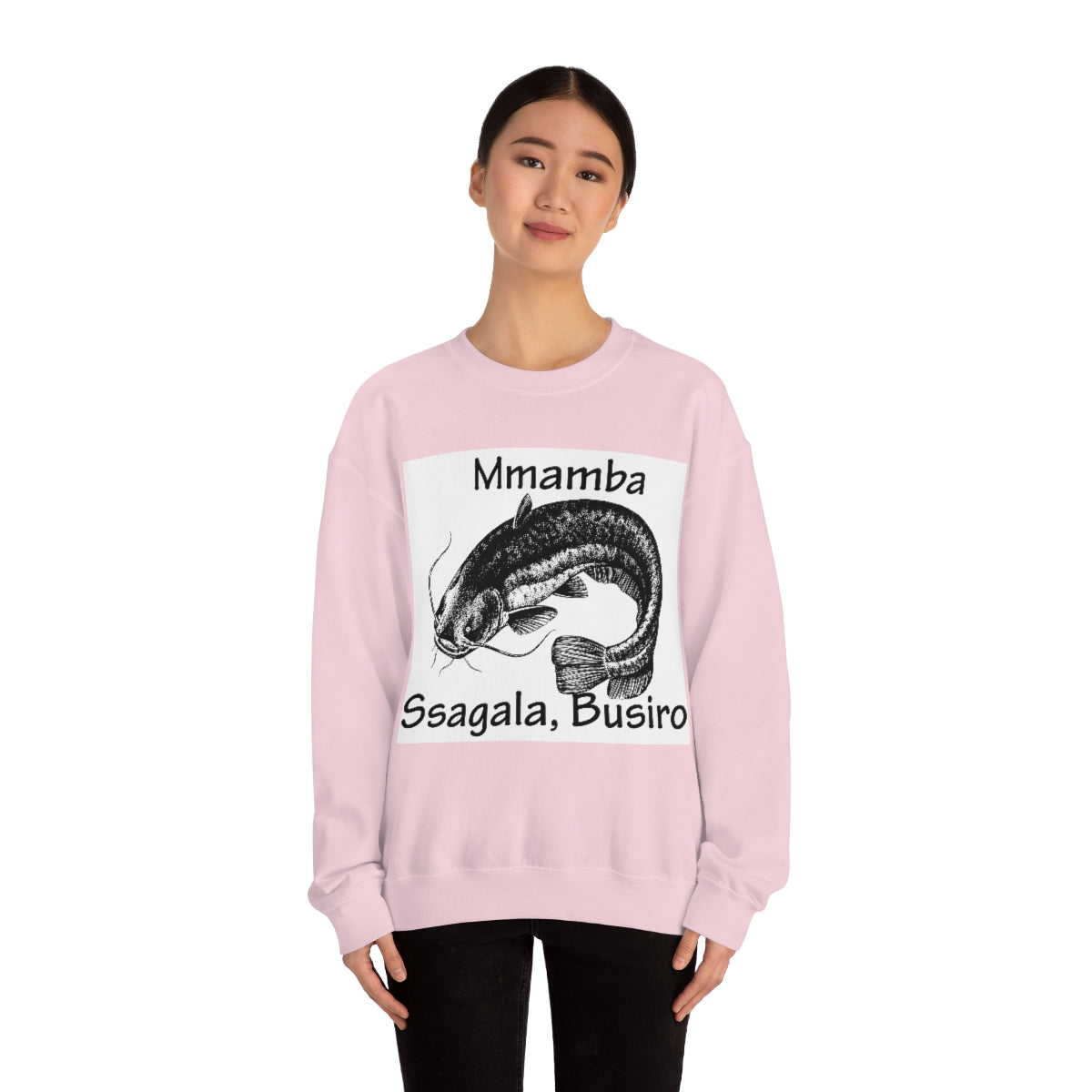 Unisex Heavy Blend™ Crewneck Sweatshirt - Mmamba Ggabunga, WB