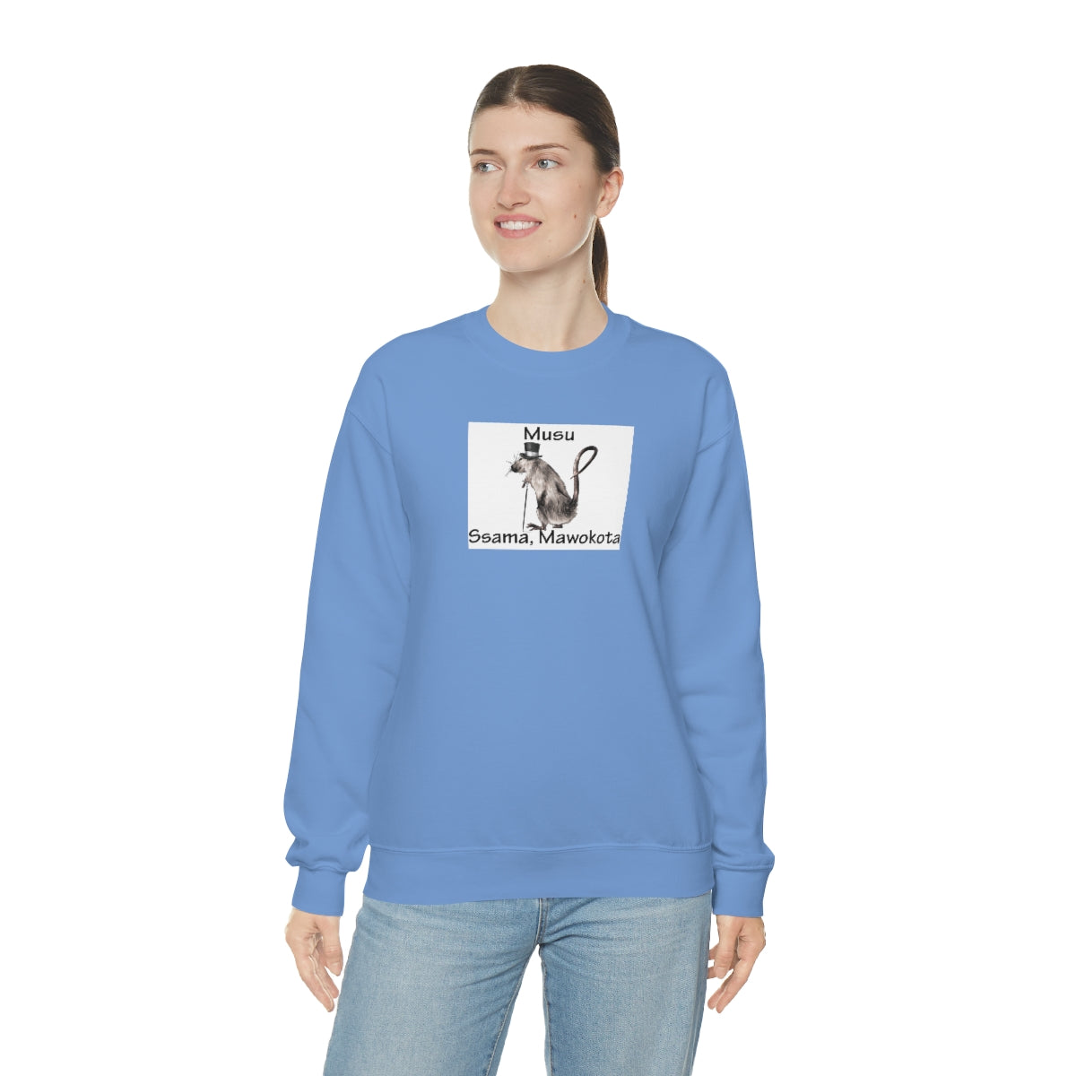 Unisex Heavy Blend™ Crewneck Sweatshirt - Musu, WT