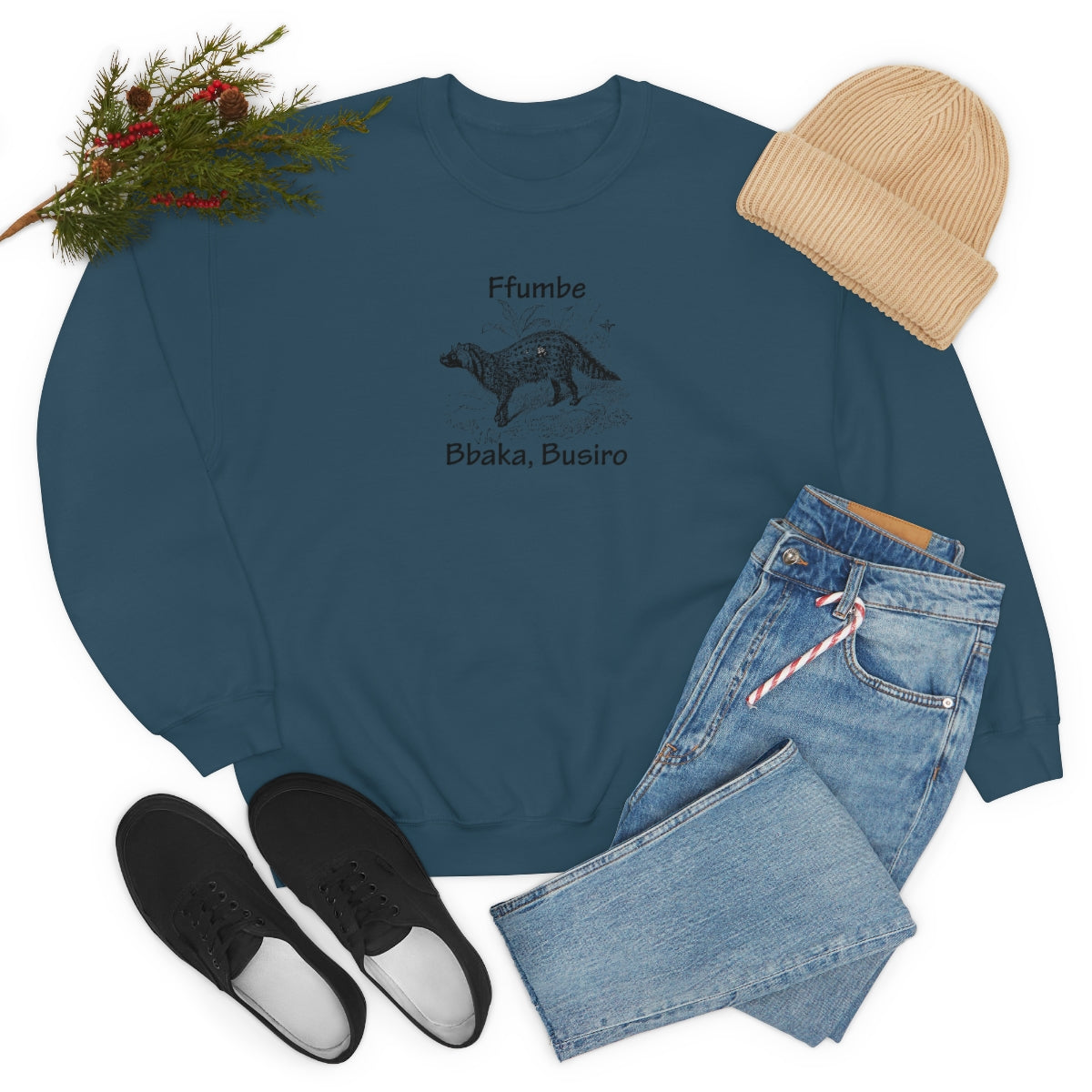 Unisex Heavy Blend™ Crewneck Sweatshirt - Ffumbe, WT