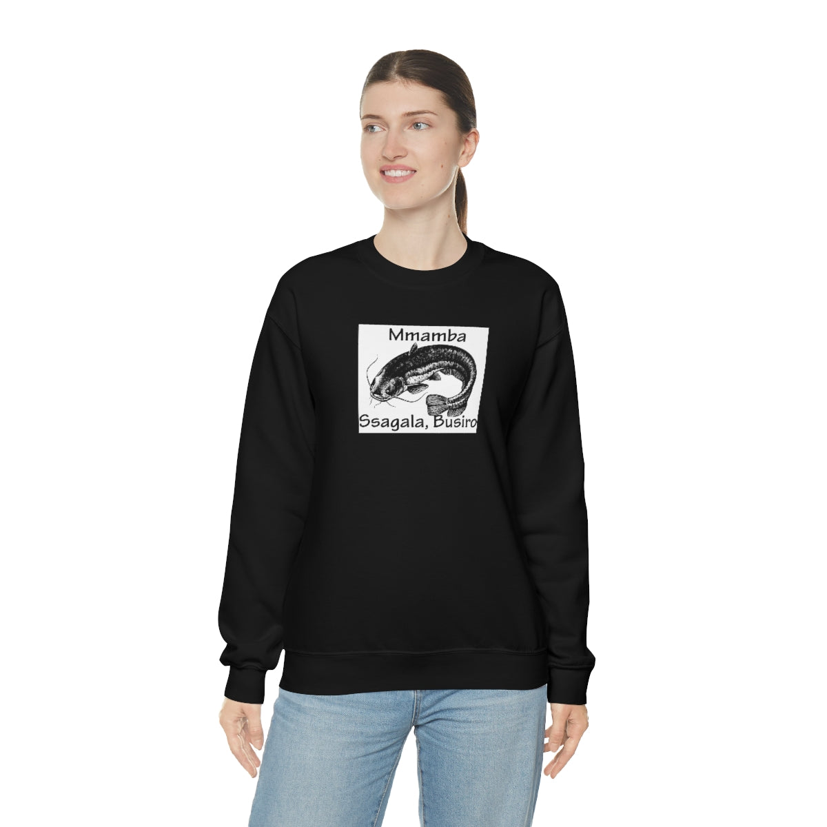 Unisex Heavy Blend™ Crewneck Sweatshirt - Mmamba Ggabunga, WB