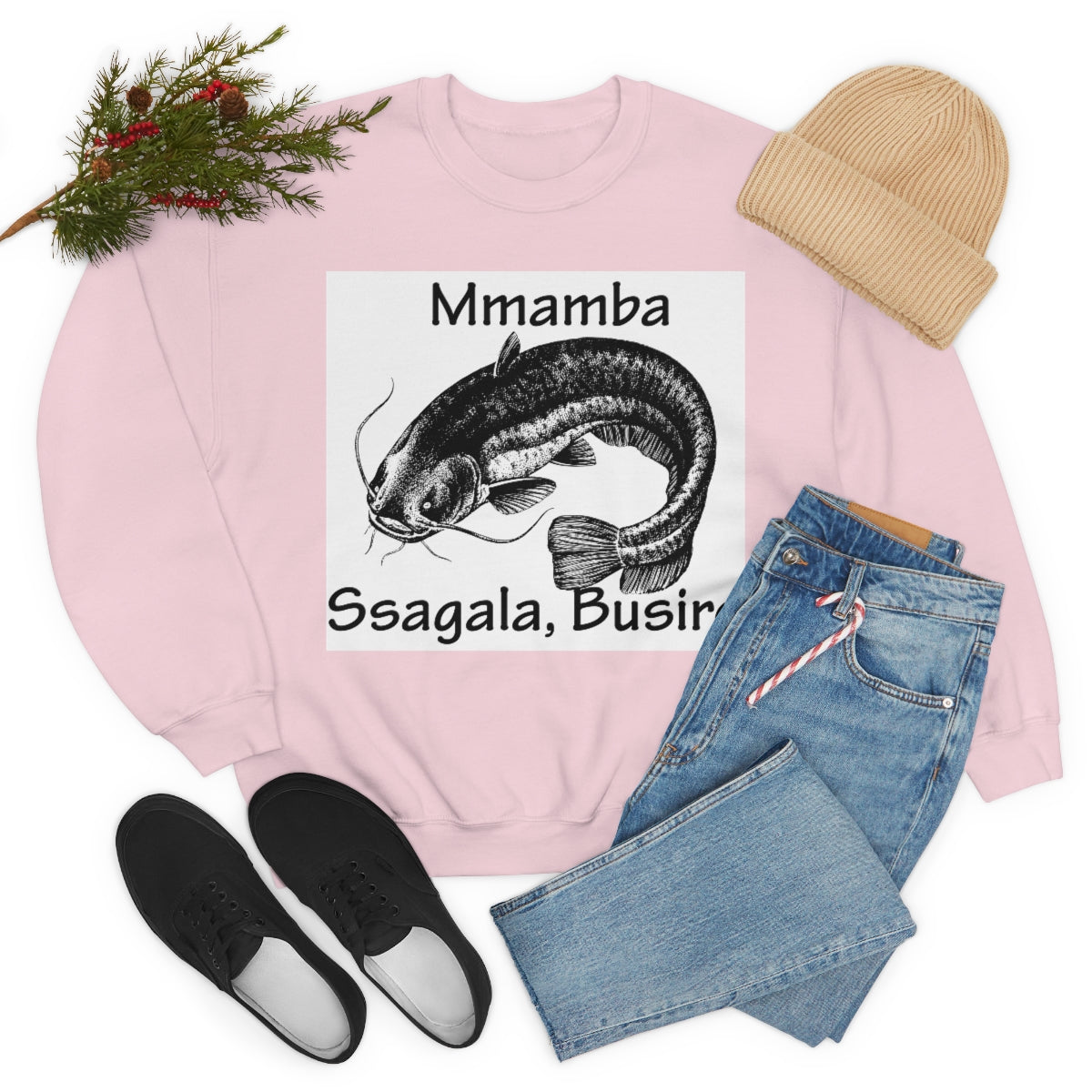 Unisex Heavy Blend™ Crewneck Sweatshirt - Mmamba Ggabunga, WB