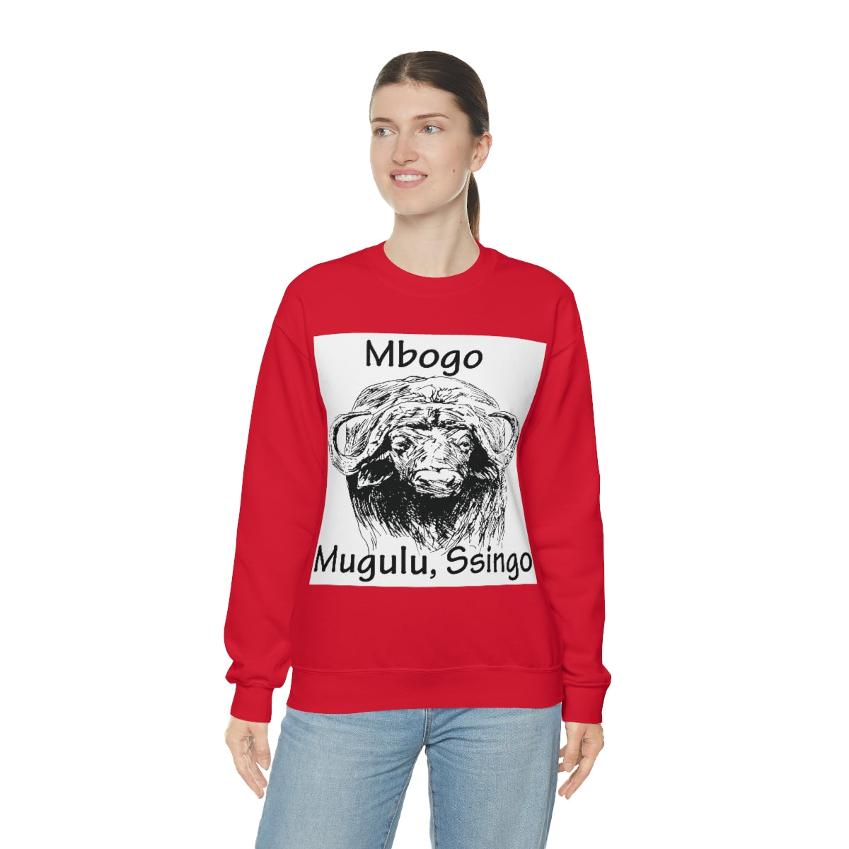 Unisex Heavy Blend™ Crewneck Sweatshirt - Mbogo, WB