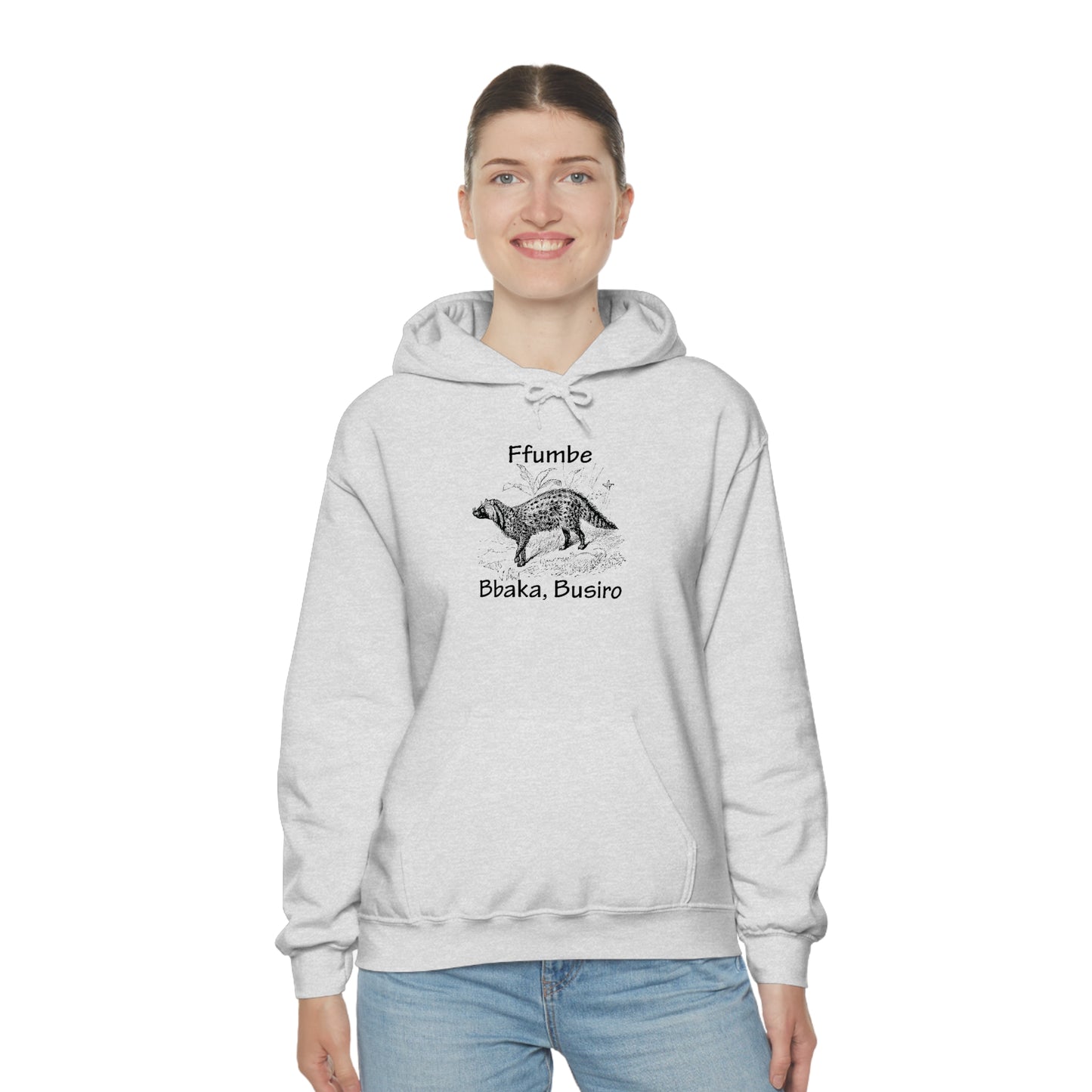 Unisex Heavy Blend™ Hooded Sweatshirt - Ffumbe (Civet Cat)