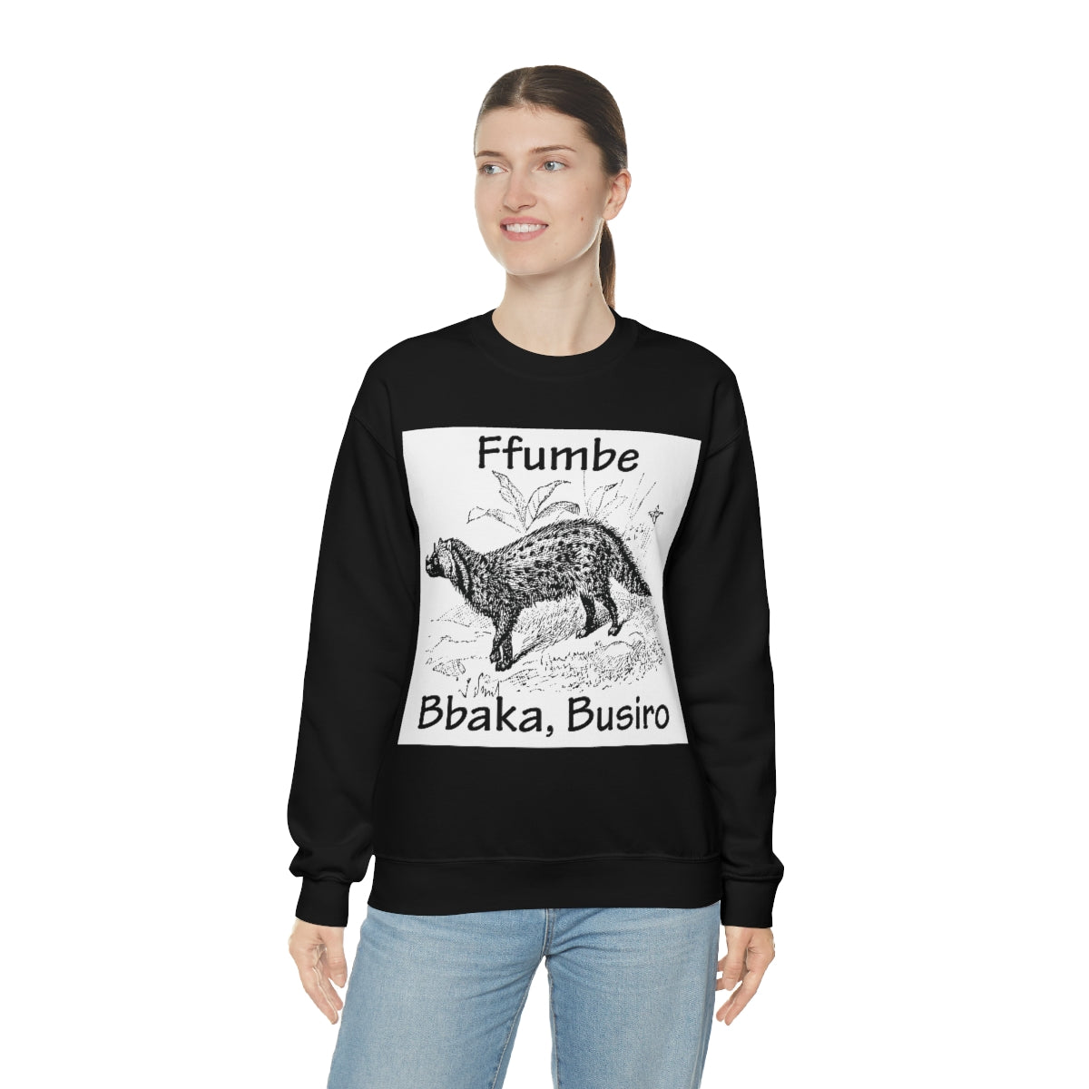 Unisex Heavy Blend™ Crewneck Sweatshirt - Ffumbe, WB