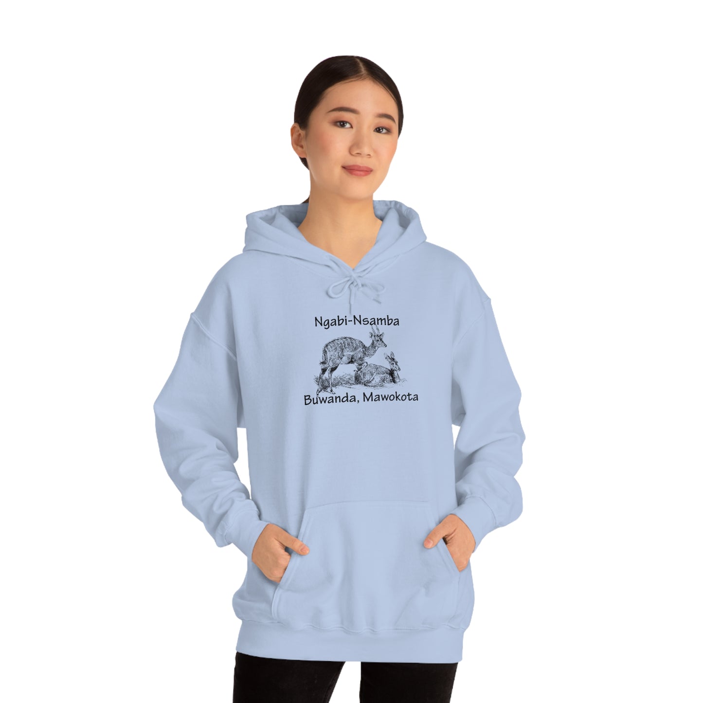 Unisex Heavy Blend™ Hooded Sweatshirt - Ngabi (Bushbuck-Antelope)