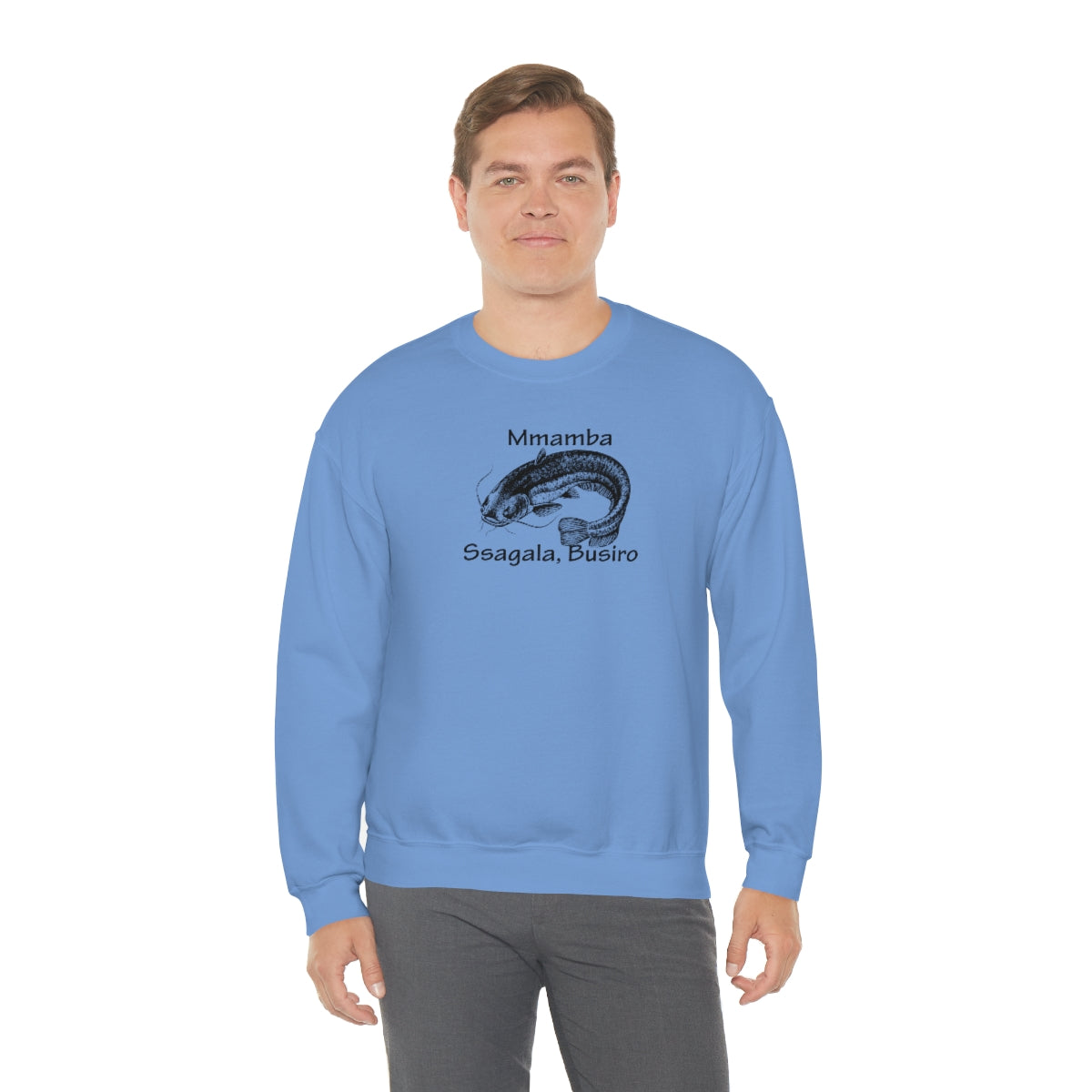 Unisex Heavy Blend™ Crewneck Sweatshirt - Mmamba Ggabunga, WT