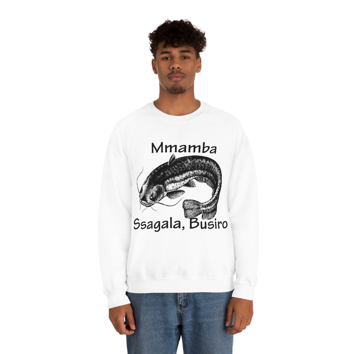 Unisex Heavy Blend™ Crewneck Sweatshirt - Mmamba Ggabunga, WB