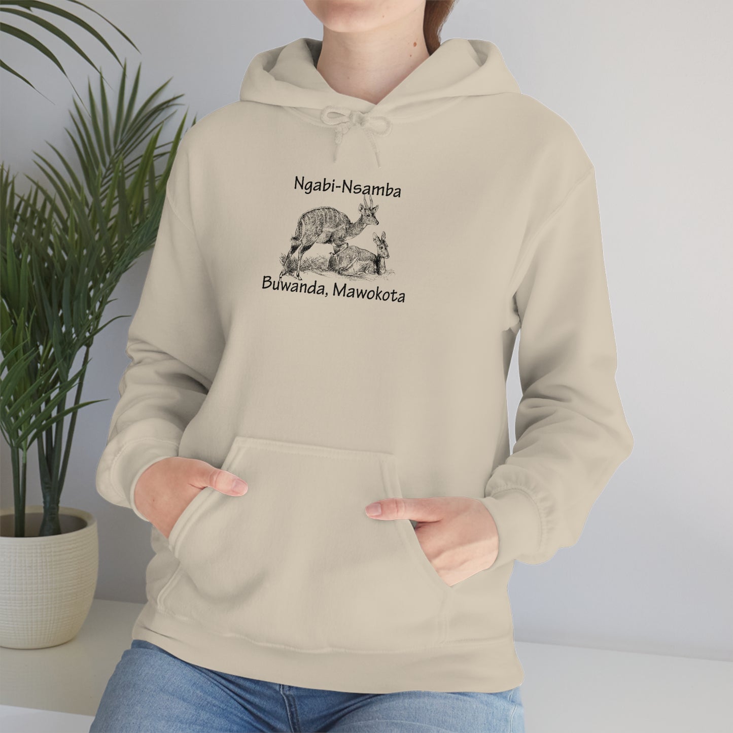 Unisex Heavy Blend™ Hooded Sweatshirt - Ngabi (Bushbuck-Antelope)