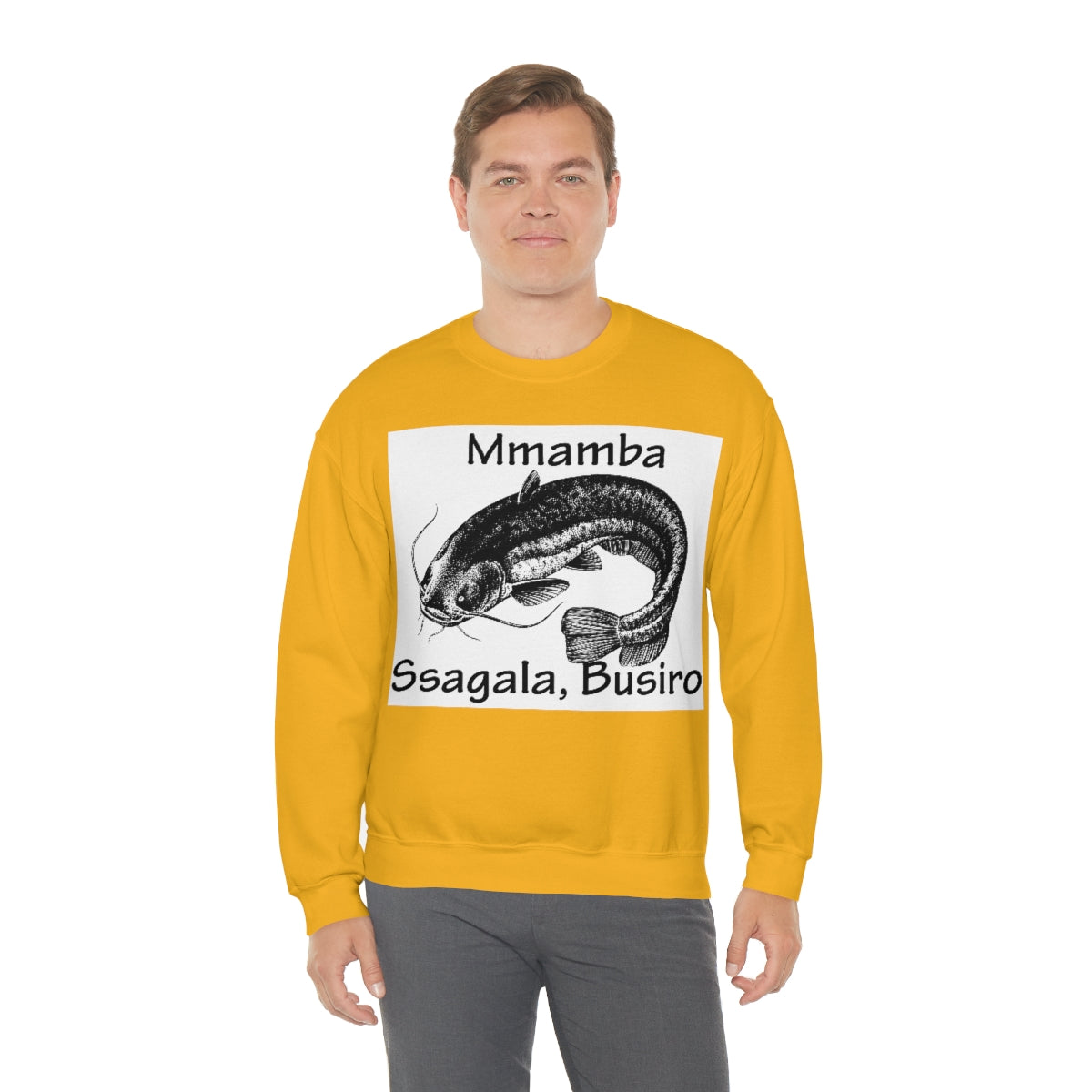 Unisex Heavy Blend™ Crewneck Sweatshirt - Mmamba Ggabunga, WB