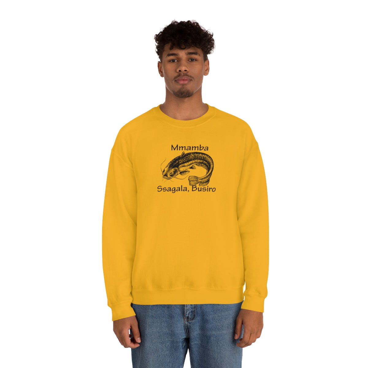 Unisex Heavy Blend™ Crewneck Sweatshirt - Mmamba Ggabunga, WT