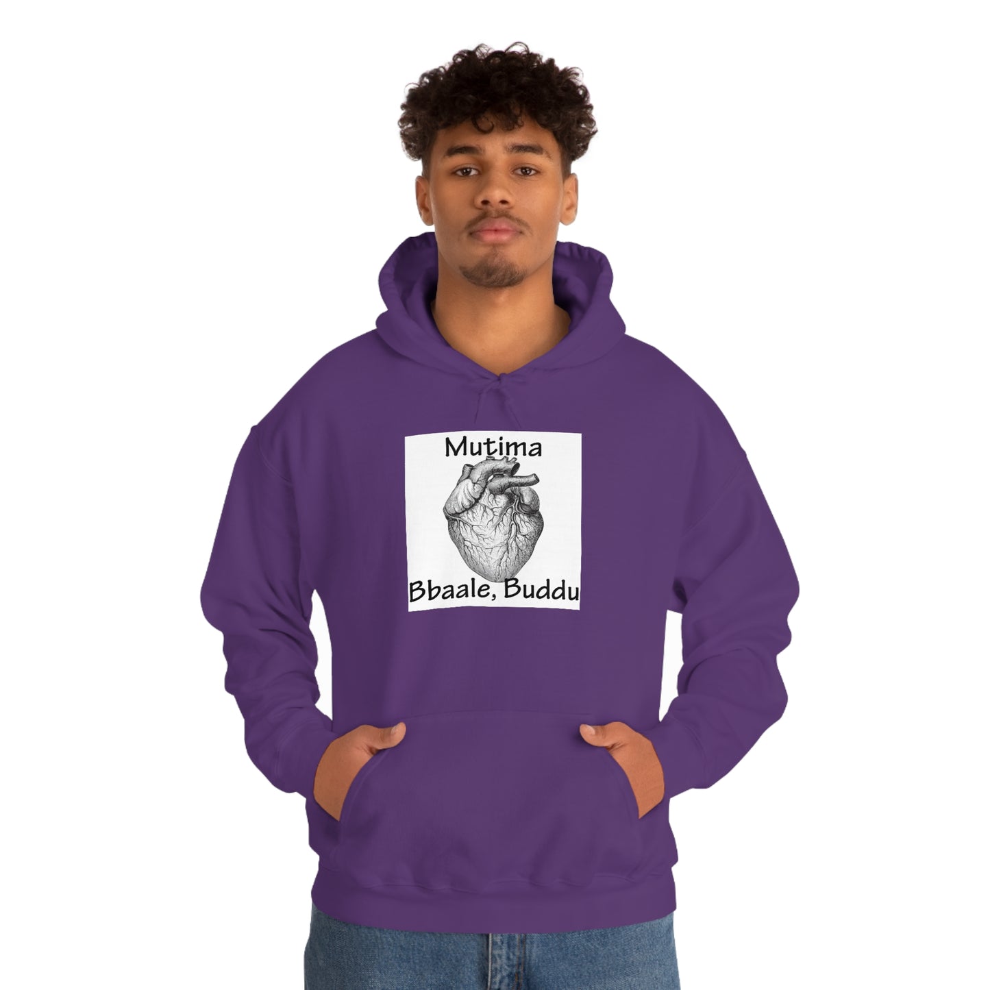 Unisex Heavy Blend™ Hooded Sweatshirt - Mutima Musaggi (Heart)