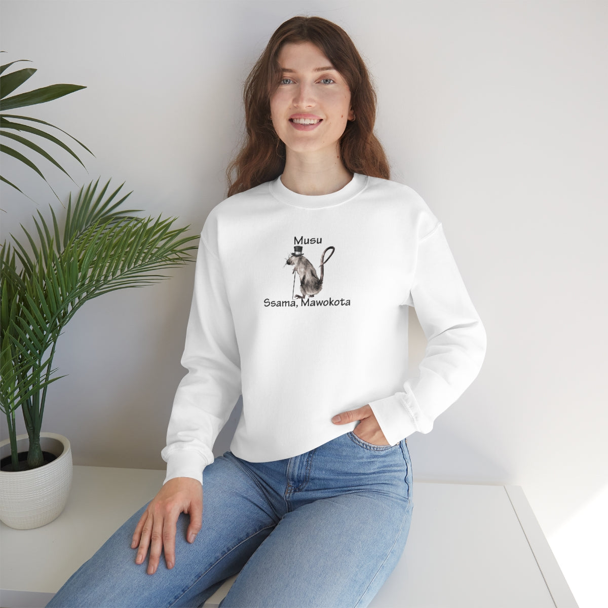 Unisex Heavy Blend™ Crewneck Sweatshirt - Musu, WB