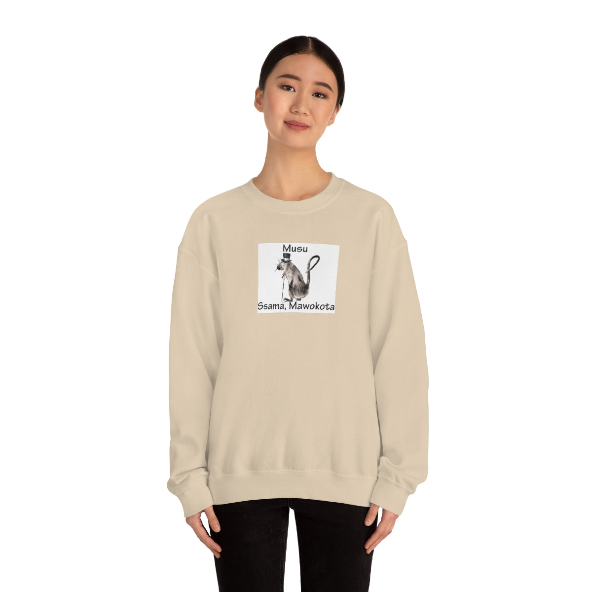 Unisex Heavy Blend™ Crewneck Sweatshirt - Musu, WT