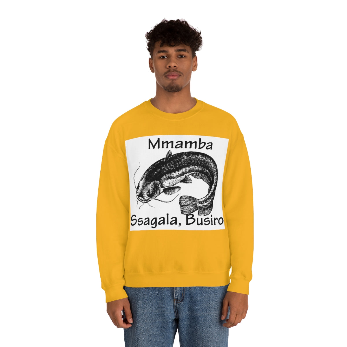 Unisex Heavy Blend™ Crewneck Sweatshirt - Mmamba Ggabunga, WB