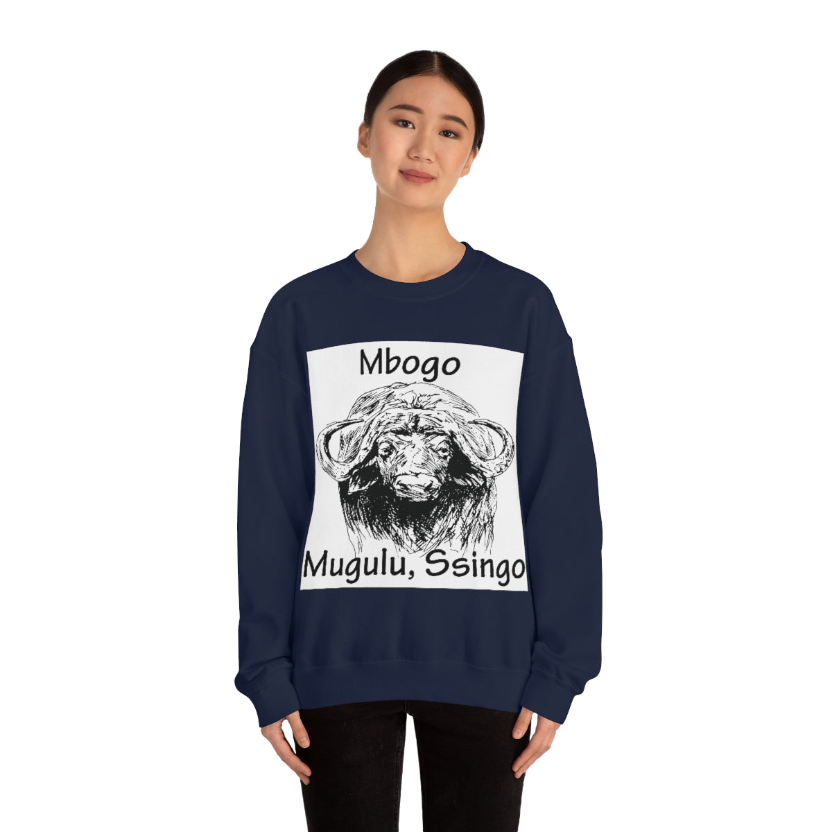 Unisex Heavy Blend™ Crewneck Sweatshirt - Mbogo, WB