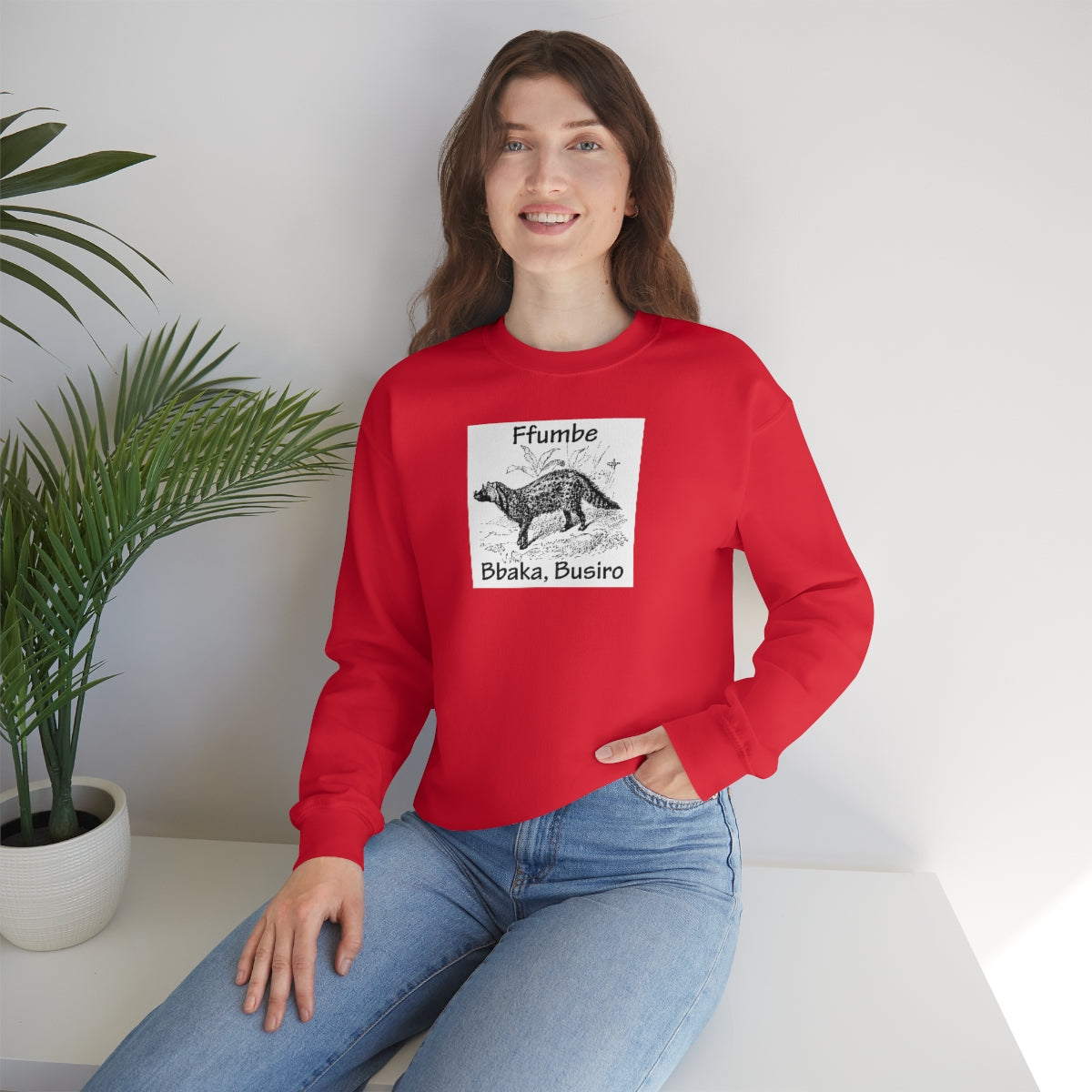 Unisex Heavy Blend™ Crewneck Sweatshirt - Ffumbe, WB