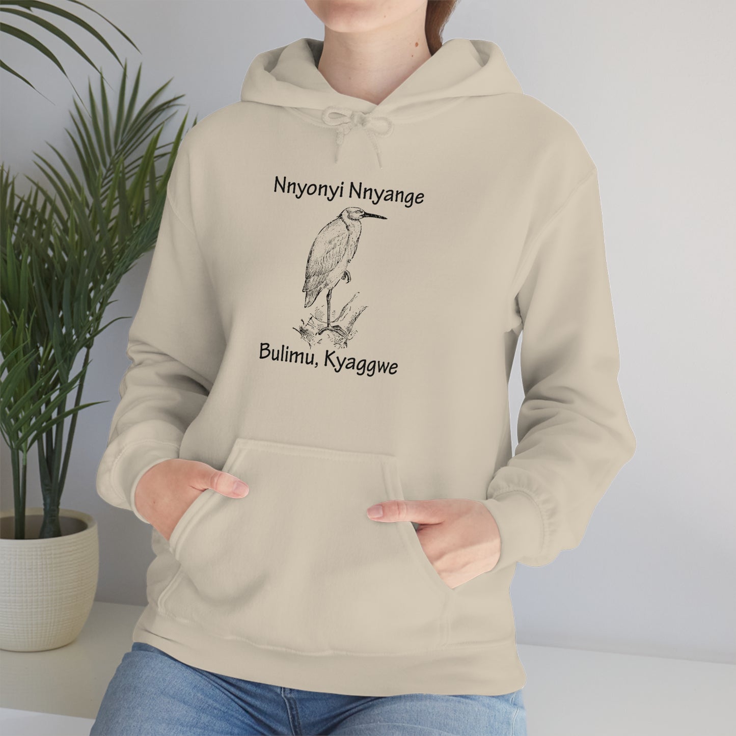 Unisex Heavy Blend™ Hooded Sweatshirt - Nnyonyi Nnyange (Cattle-Egret)