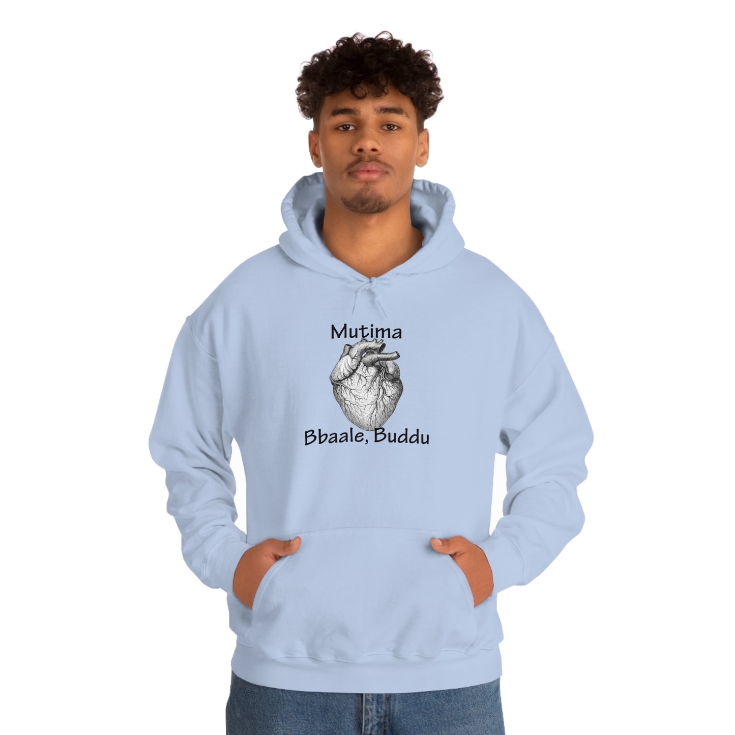 Unisex Heavy Blend™ Hooded Sweatshirt - Mutima Musaggi (Heart)