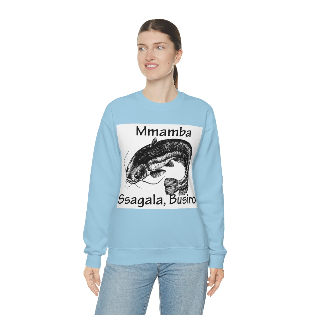 Unisex Heavy Blend™ Crewneck Sweatshirt - Mmamba Ggabunga, WB