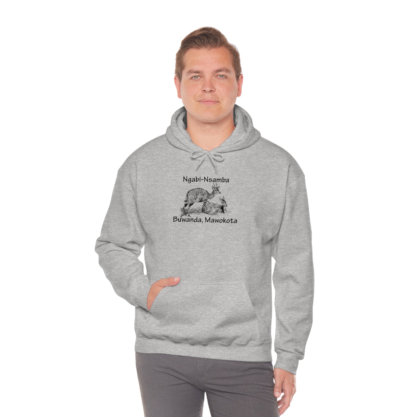 Unisex Heavy Blend™ Hooded Sweatshirt - Ngabi (Bushbuck-Antelope)