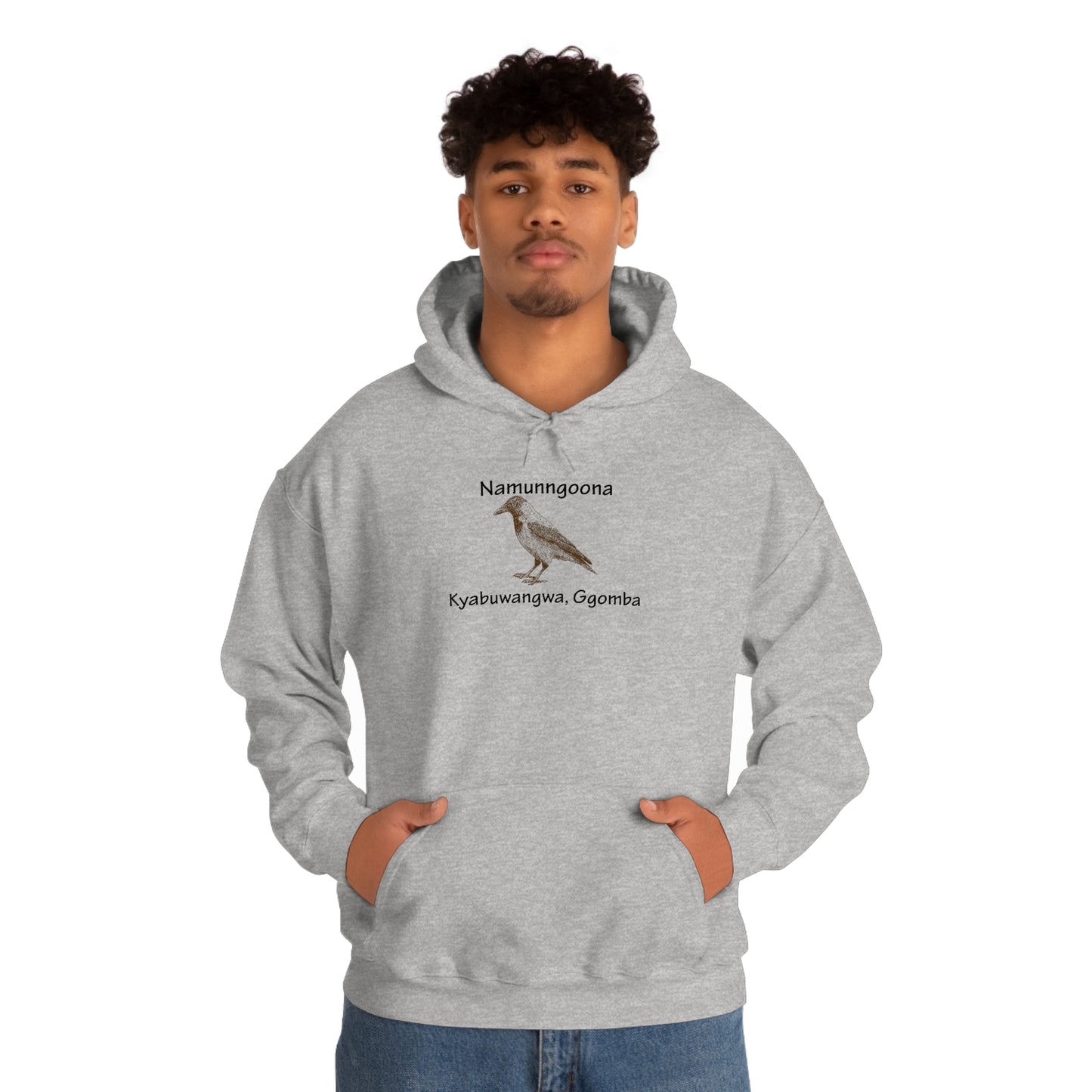 Unisex Heavy Blend™ Hooded Sweatshirt - Namunngoona (Crow)