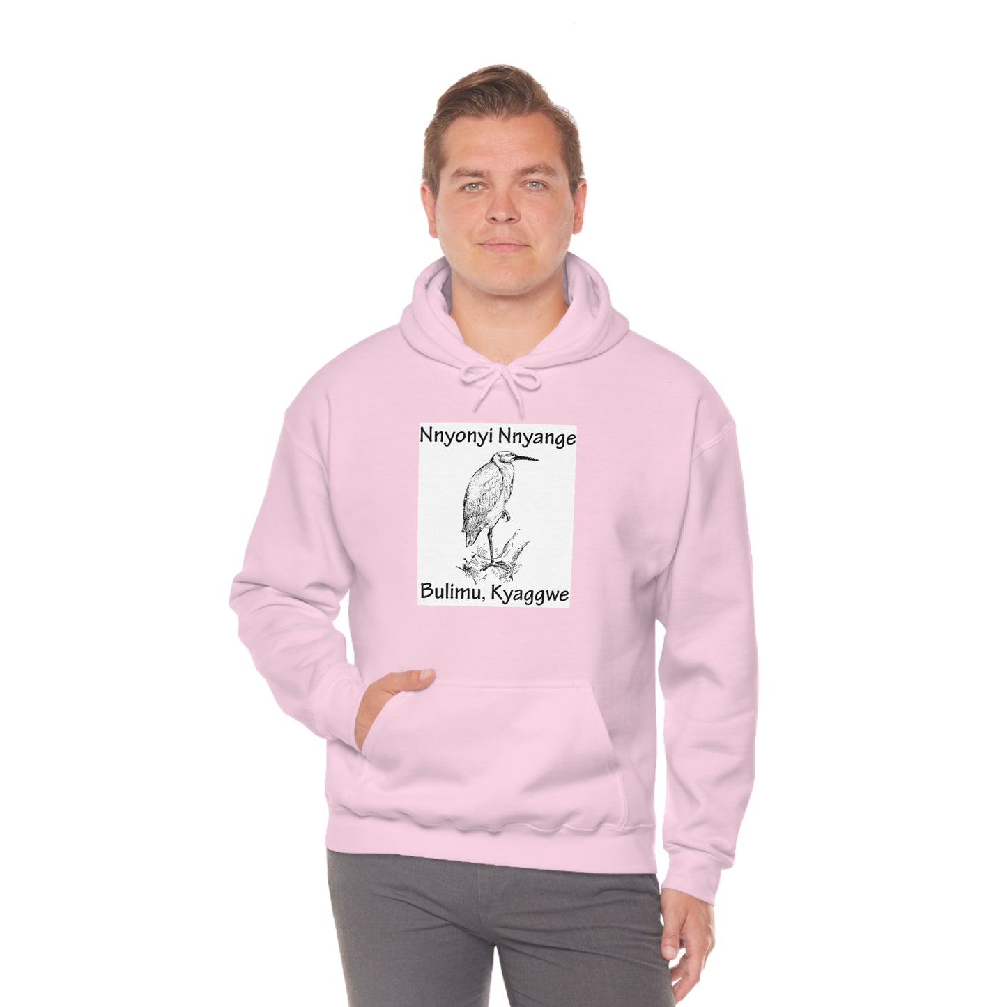 Unisex Heavy Blend™ Hooded Sweatshirt - Nnyonyi Nnyange (Cattle-Egret)